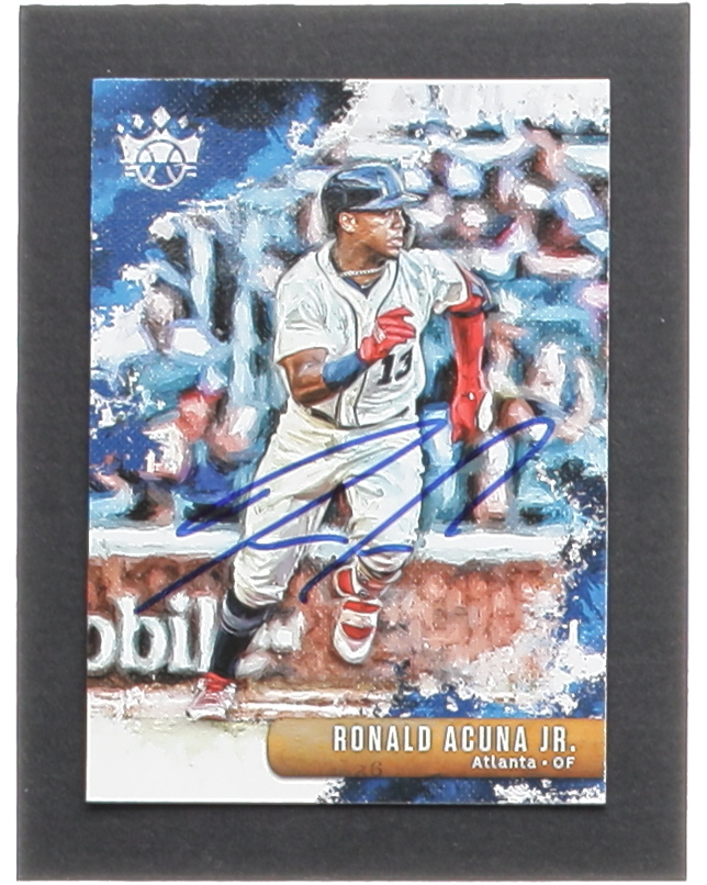 Ronald Acuna Jr. Signed 2019 Diamond Kings #40 (Beckett) at PristineAuction.com Ronald Acuna Jr. Signed 2019 Diamond Kings #40 (Beckett) at PristineAuction.com