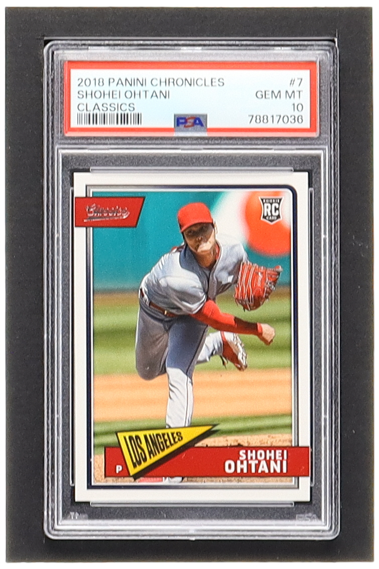 Shohei Ohtani 2018 Classics #7 RC (PSA 10) at PristineAuction.com Shohei Ohtani 2018 Classics #7 RC (PSA 10) at PristineAuction.com