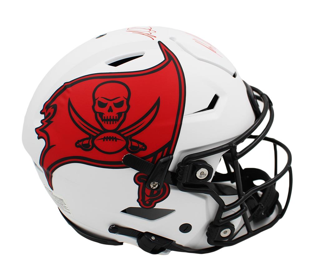 Rob Gronkowski & Mike Evans Signed Buccaneers Full-Size On-Field Authentic Lunar Eclipse Alternate Speed-Flex Helmet (Radtke) at PristineAuction.com Rob Gronkowski & Mike Evans Signed Buccaneers Full-Size On-Field Authentic Lunar Eclipse Alternate Speed-Flex Helmet (Radtke) at PristineAuction.com
