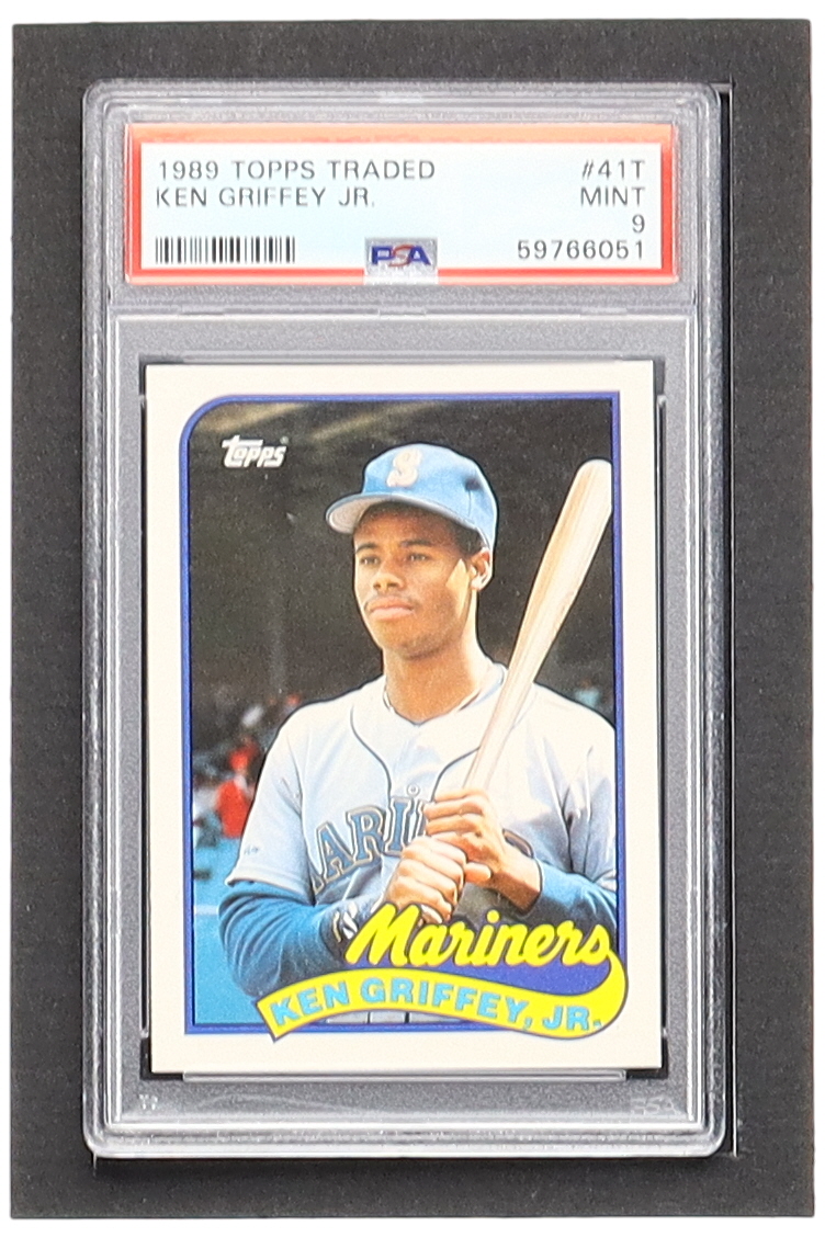 Ken Griffey Jr. 1989 Topps Traded #41T RC (PSA 9) at PristineAuction.com Ken Griffey Jr. 1989 Topps Traded #41T RC (PSA 9) at PristineAuction.com