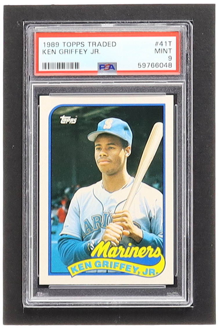 Ken Griffey Jr. 1989 Topps Traded #41T RC (PSA 9) at PristineAuction.com Ken Griffey Jr. 1989 Topps Traded #41T RC (PSA 9) at PristineAuction.com