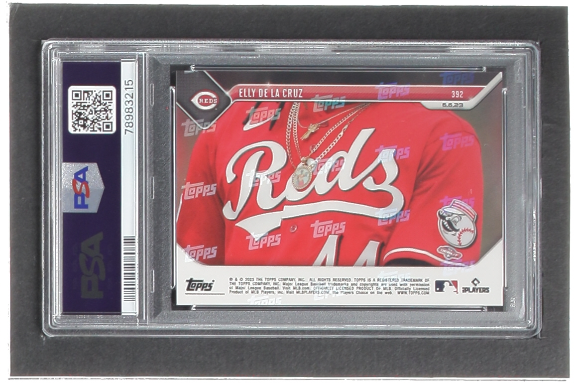Elly De La Cruz 2023 Topps Now #392 RC (PSA 10) at PristineAuction.com Elly De La Cruz 2023 Topps Now #392 RC (PSA 10) at PristineAuction.com