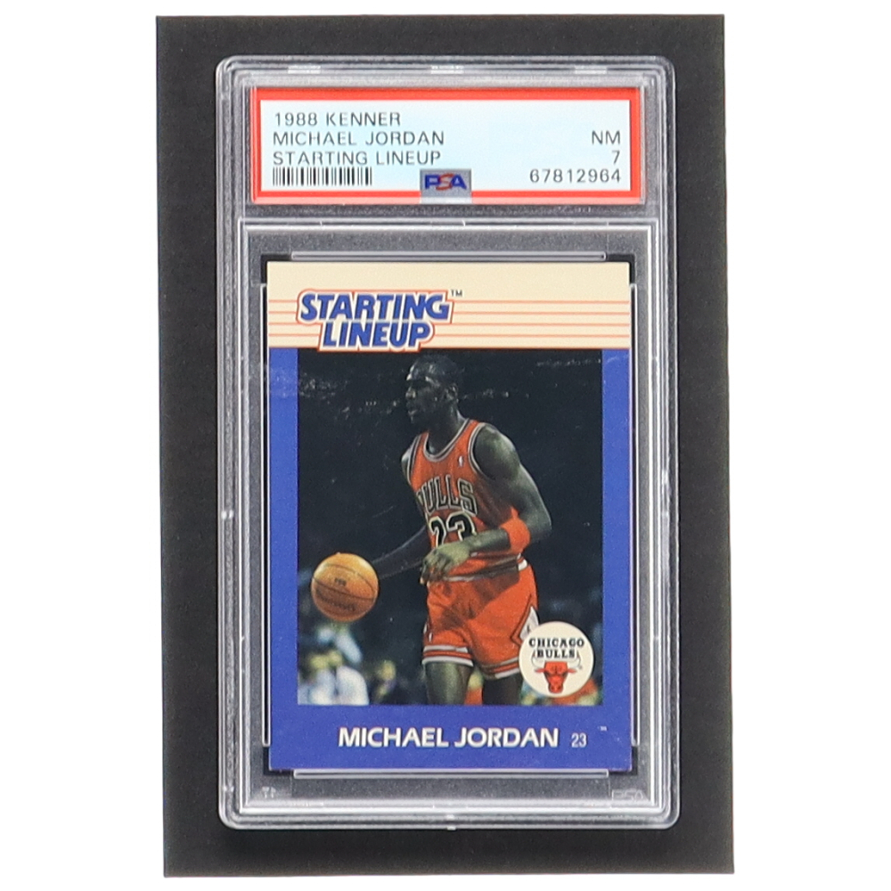 Michael Jordan 1988 Kenner Starting Lineup Cards 40 (PSA 7) Pristine