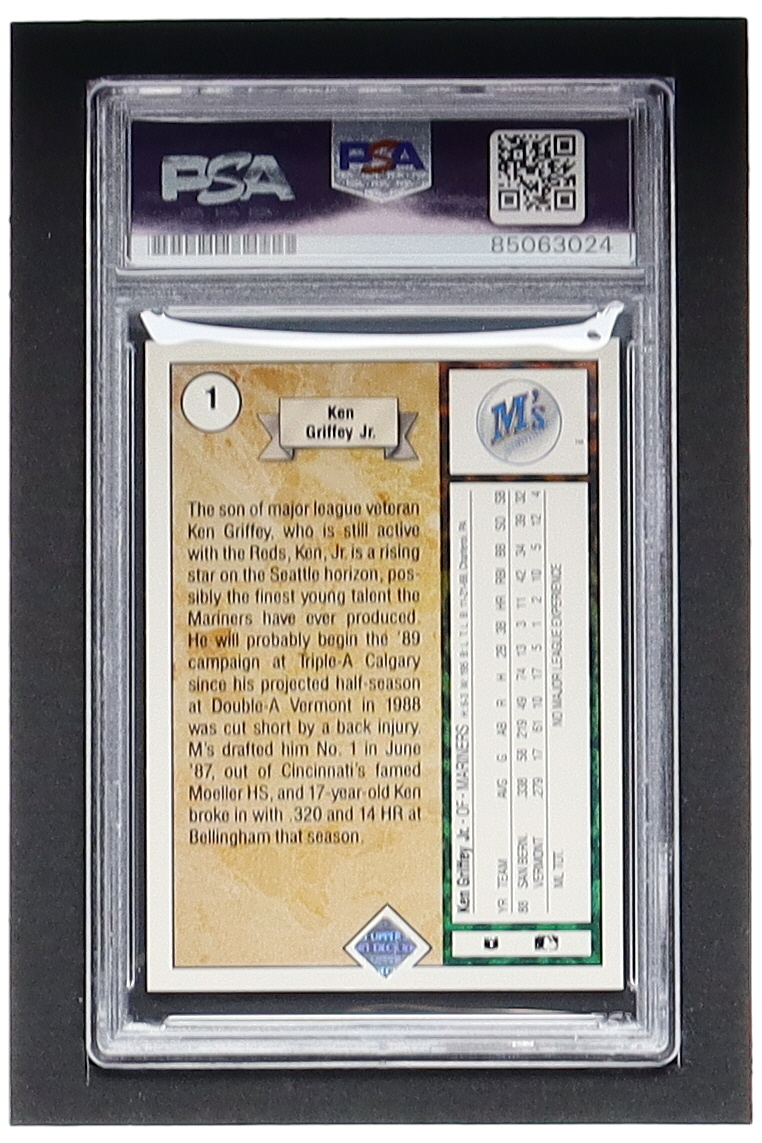 Ken Griffey Jr. Signed 1989 Upper Deck #1 RC (PSA | Auto Grade 10) at PristineAuction.com Ken Griffey Jr. Signed 1989 Upper Deck #1 RC (PSA | Auto Grade 10) at PristineAuction.com