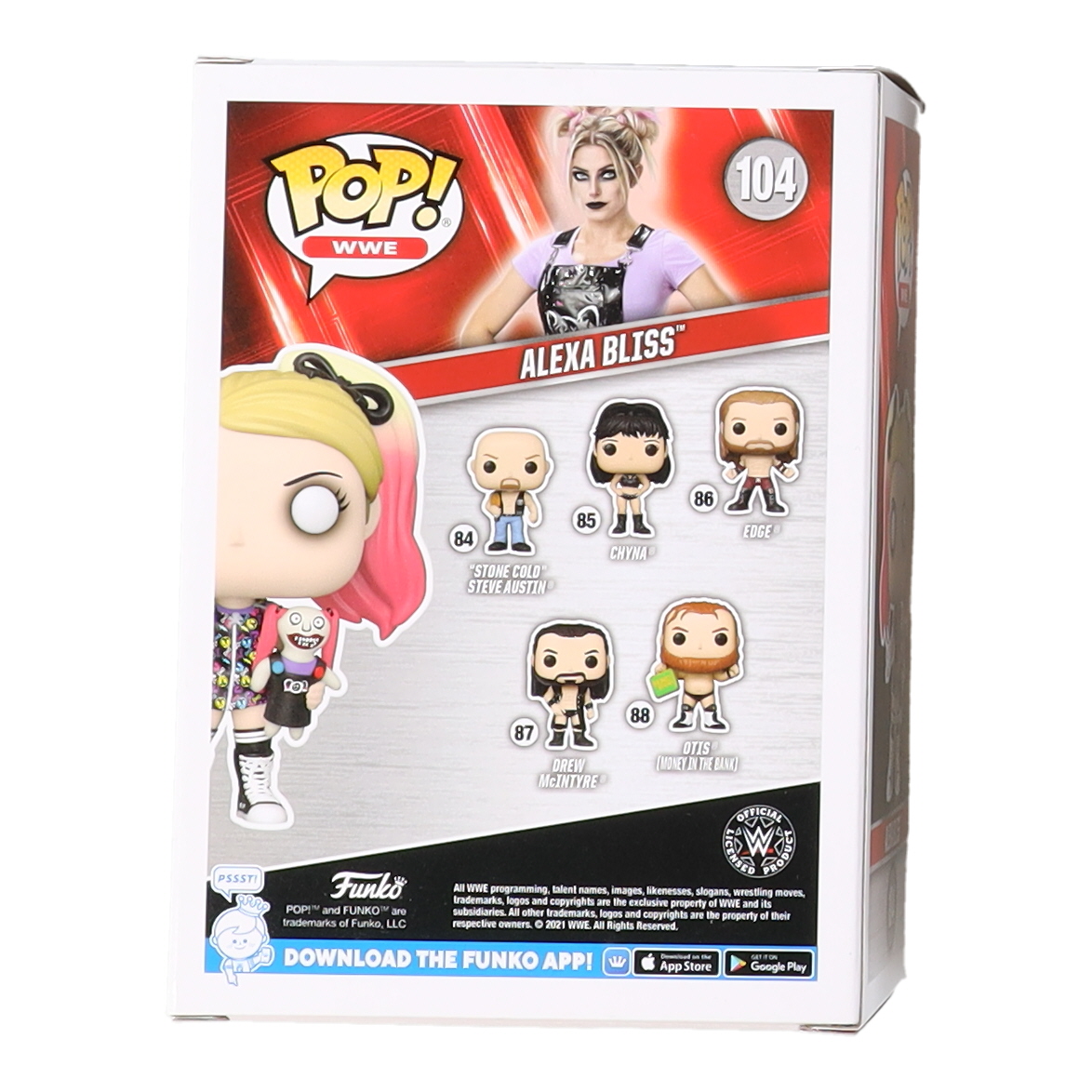 Alexa Bliss Signed WWE #104 Funko Pop! Vinyl Figure (Beckett) at PristineAuction.com Alexa Bliss Signed WWE #104 Funko Pop! Vinyl Figure (Beckett) at PristineAuction.com