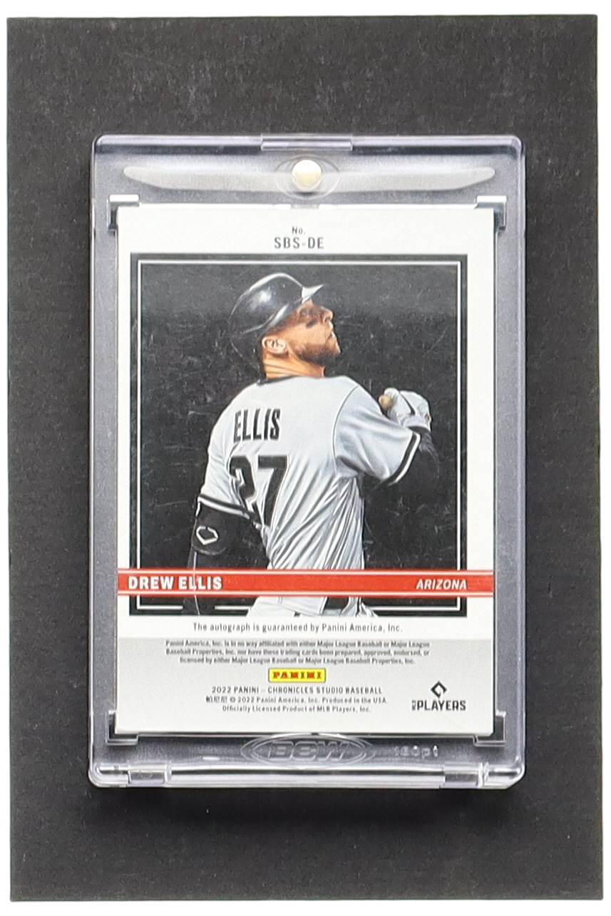 Drew Ellis 2022 Panini Chronicles Studio Black Signatures Gold #29 RC #23/49 at PristineAuction.com Drew Ellis 2022 Panini Chronicles Studio Black Signatures Gold #29 RC #23/49 at PristineAuction.com