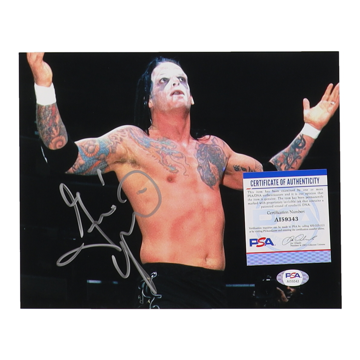 Vampiro Signed 8x10 Photo (PSA) at PristineAuction.com Vampiro Signed 8x10 Photo (PSA) at PristineAuction.com