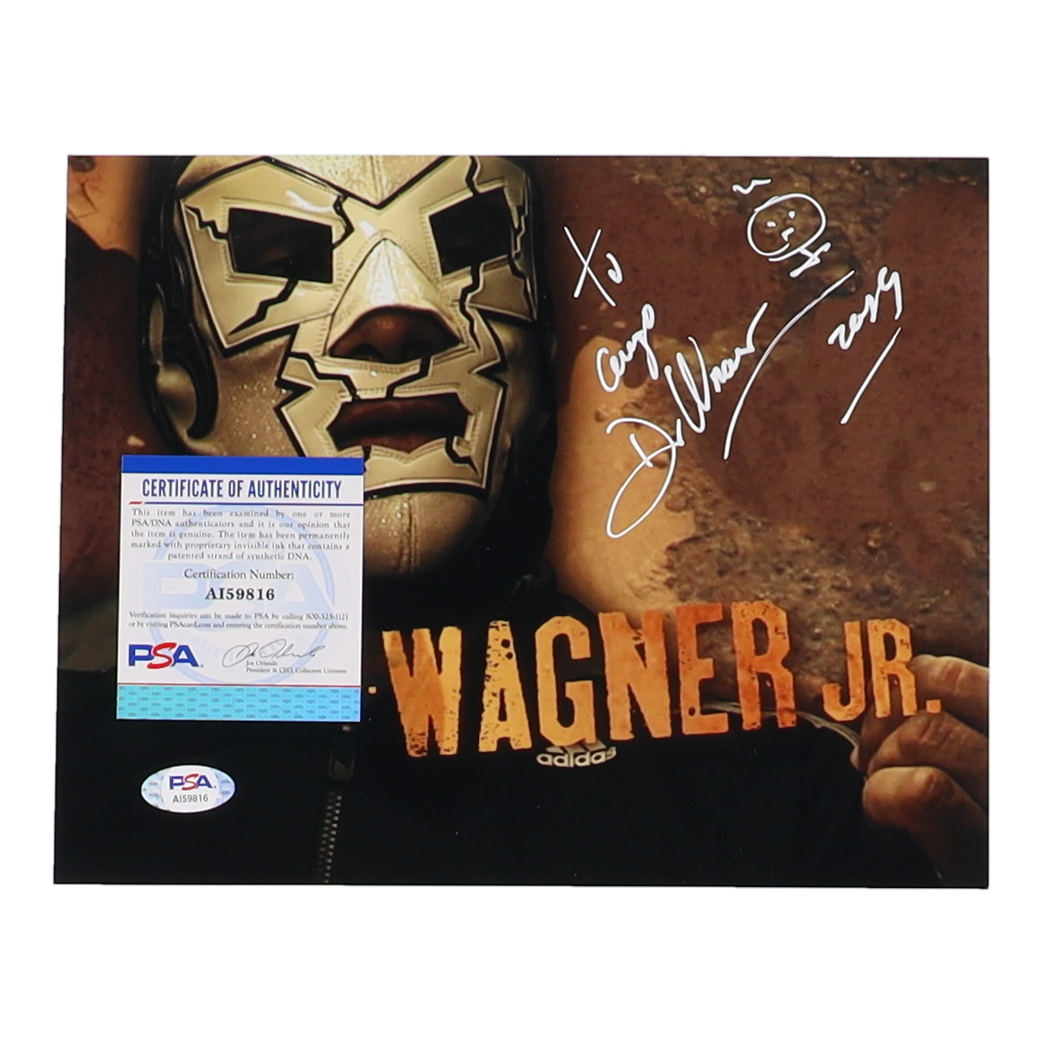 Dr. Wagner Jr. Signed WWE 8x10 Photo Inscribed "2019" (PSA) at PristineAuction.com Dr. Wagner Jr. Signed WWE 8x10 Photo Inscribed "2019" (PSA) at PristineAuction.com