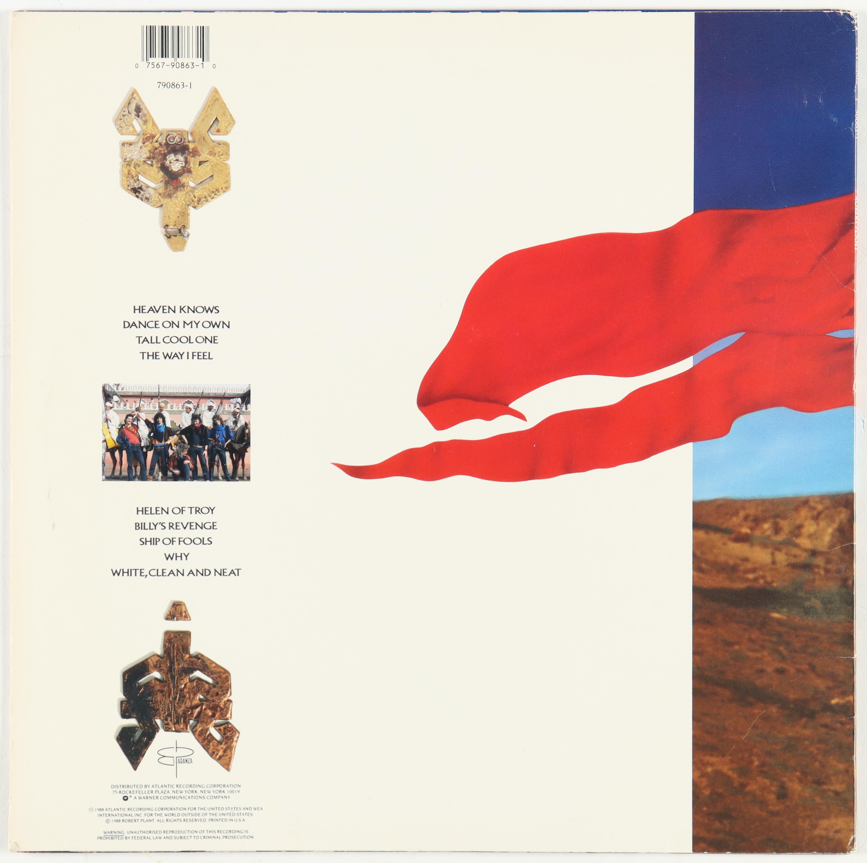 "Now and Zen" Vinyl Record Album Signed By (4) with Robert Plant, Phil Scragg, Chris Blackwell & Doug Boyle (PSA & REAL) at PristineAuction.com "Now and Zen" Vinyl Record Album Signed By (4) with Robert Plant, Phil Scragg, Chris Blackwell & Doug Boyle (PSA & REAL) at PristineAuction.com