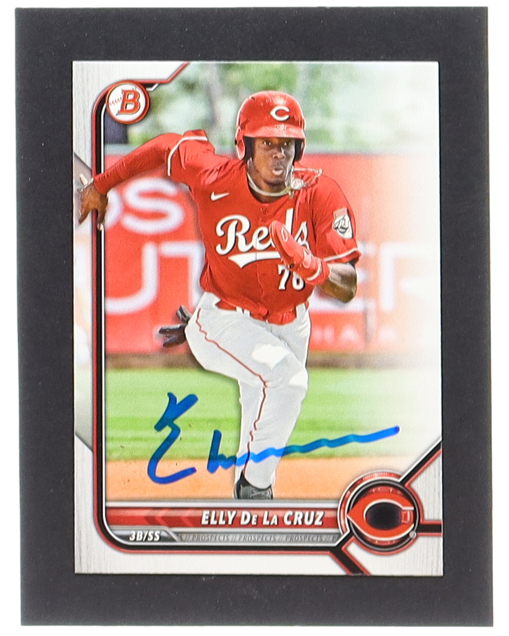 Elly De LA Cruz Signed 2022 Bowman Draft #BD80 (JSA) at PristineAuction.com Elly De LA Cruz Signed 2022 Bowman Draft #BD80 (JSA) at PristineAuction.com