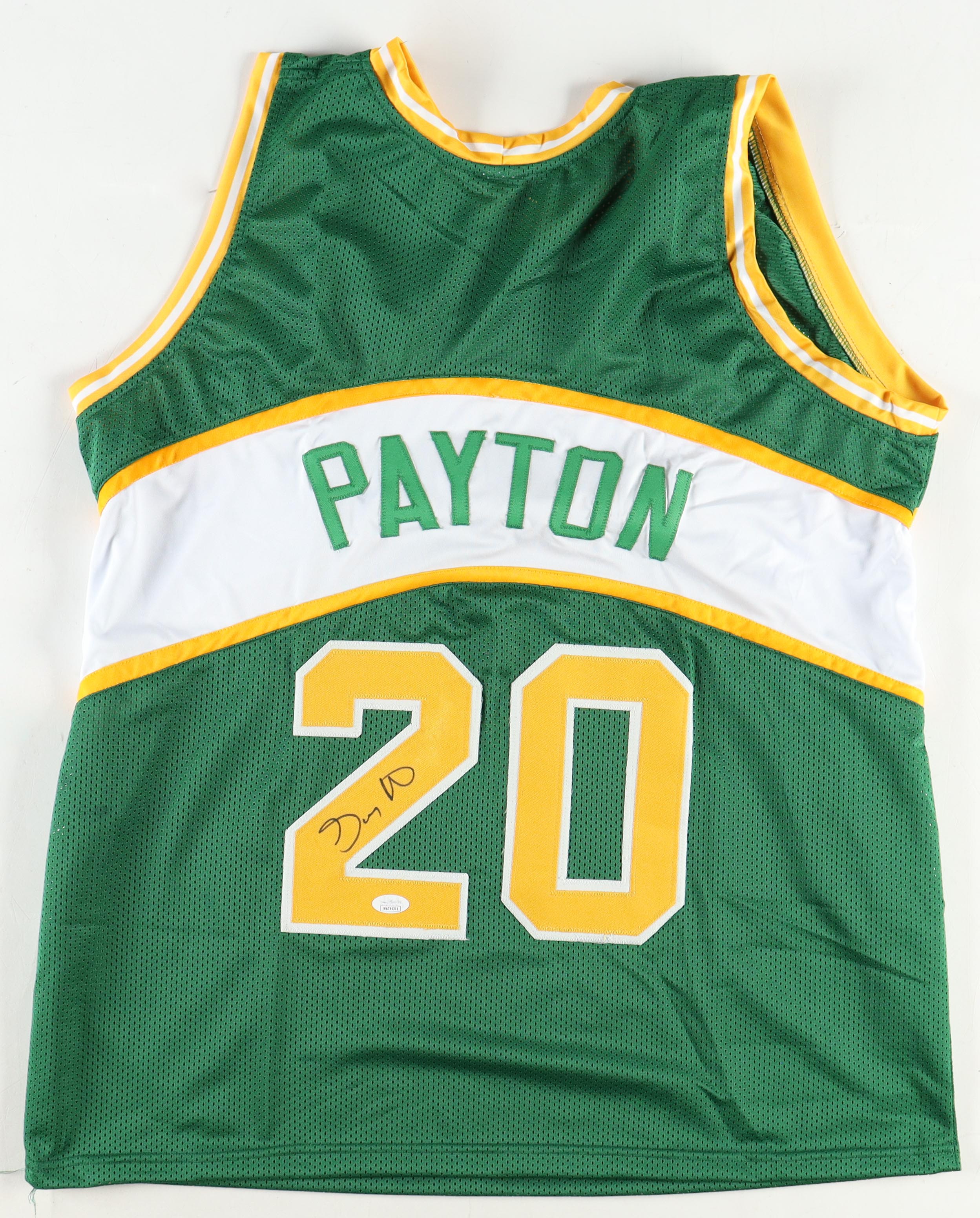 Gary Payton Signed Jersey (JSA) at PristineAuction.com Gary Payton Signed Jersey (JSA) at PristineAuction.com