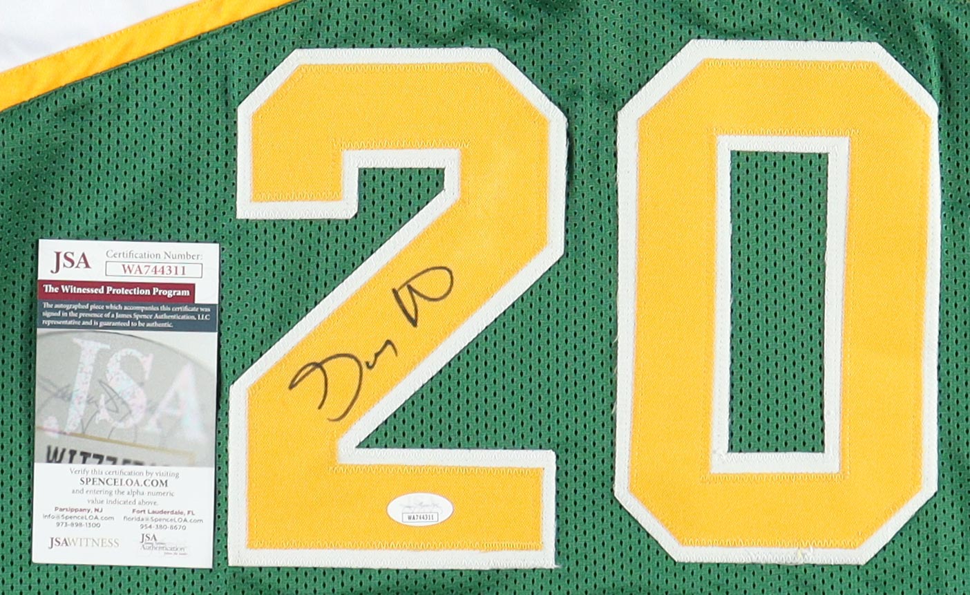 Gary Payton Signed Jersey (JSA) at PristineAuction.com Gary Payton Signed Jersey (JSA) at PristineAuction.com