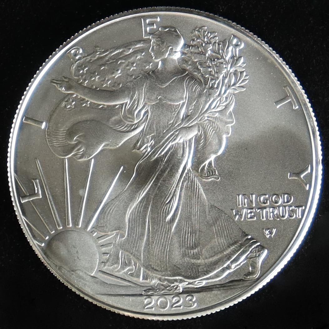 2023 American Silver Eagle $1 One Dollar Coin at PristineAuction.com 2023 American Silver Eagle $1 One Dollar Coin at PristineAuction.com