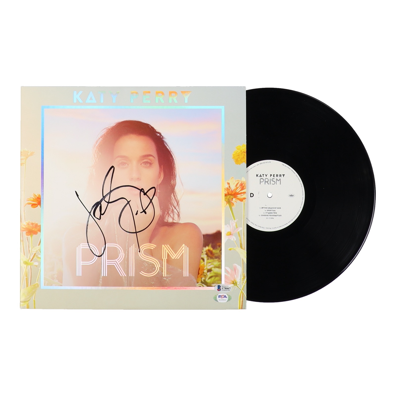 Katy Perry Signed "Prism" Vinyl Record Album (Beckett & PSA) at PristineAuction.com Katy Perry Signed "Prism" Vinyl Record Album (Beckett & PSA) at PristineAuction.com