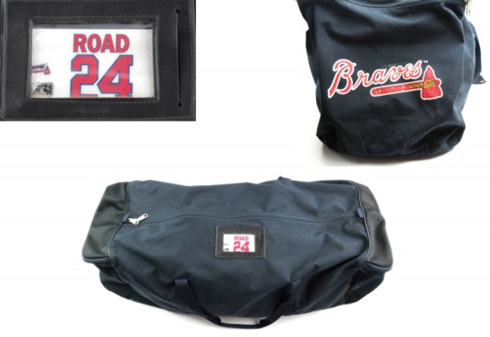 Evan Gattis Braves Game-Used Road Equipment Bag (Gattis) | Pristine Auction
