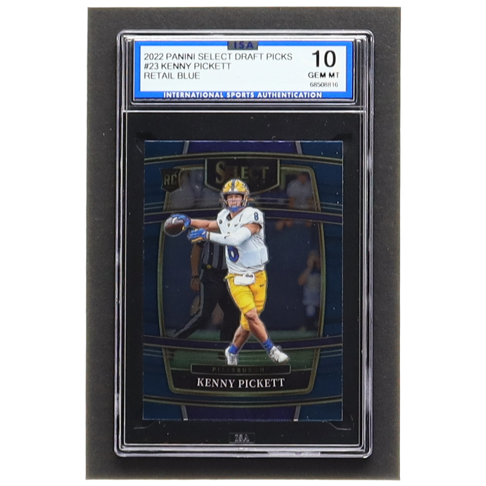 Kenny Pickett 2022 Select Draft Picks Blue 23 RC (ISA 10) Pristine