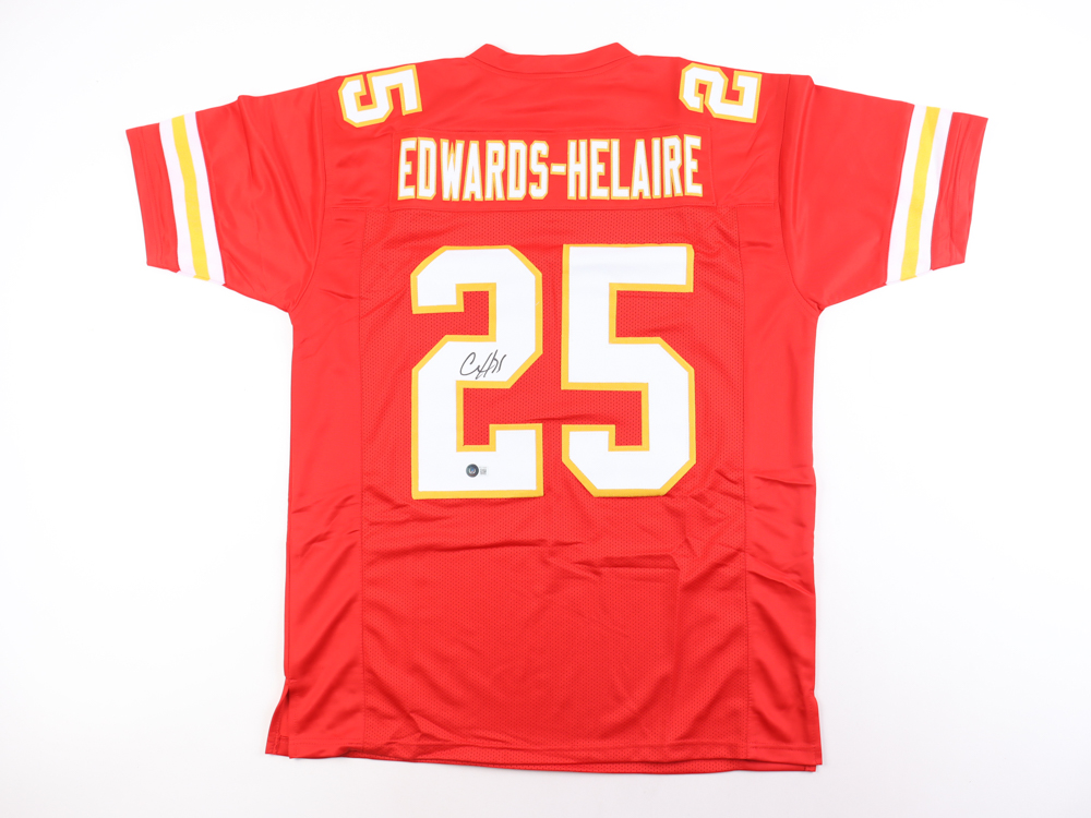 Clyde Edwards-Helaire Signed Jersey (Beckett) at PristineAuction.com Clyde Edwards-Helaire Signed Jersey (Beckett) at PristineAuction.com