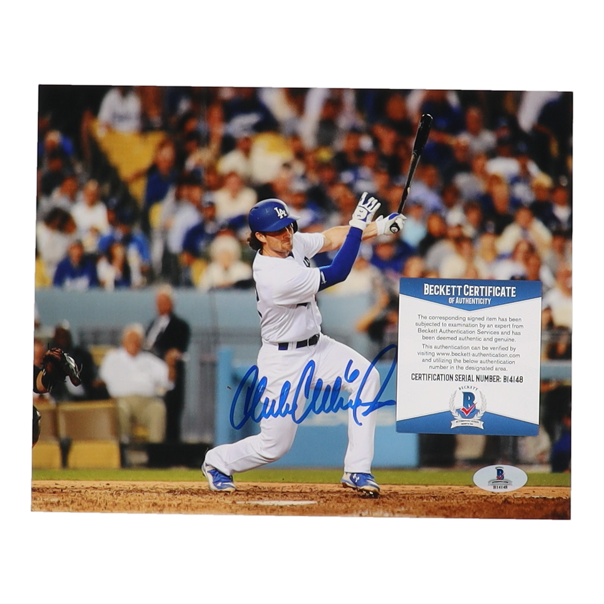 Charlie Culberson Signed Dodgers 8x10 Photo (Beckett) at PristineAuction.com Charlie Culberson Signed Dodgers 8x10 Photo (Beckett) at PristineAuction.com
