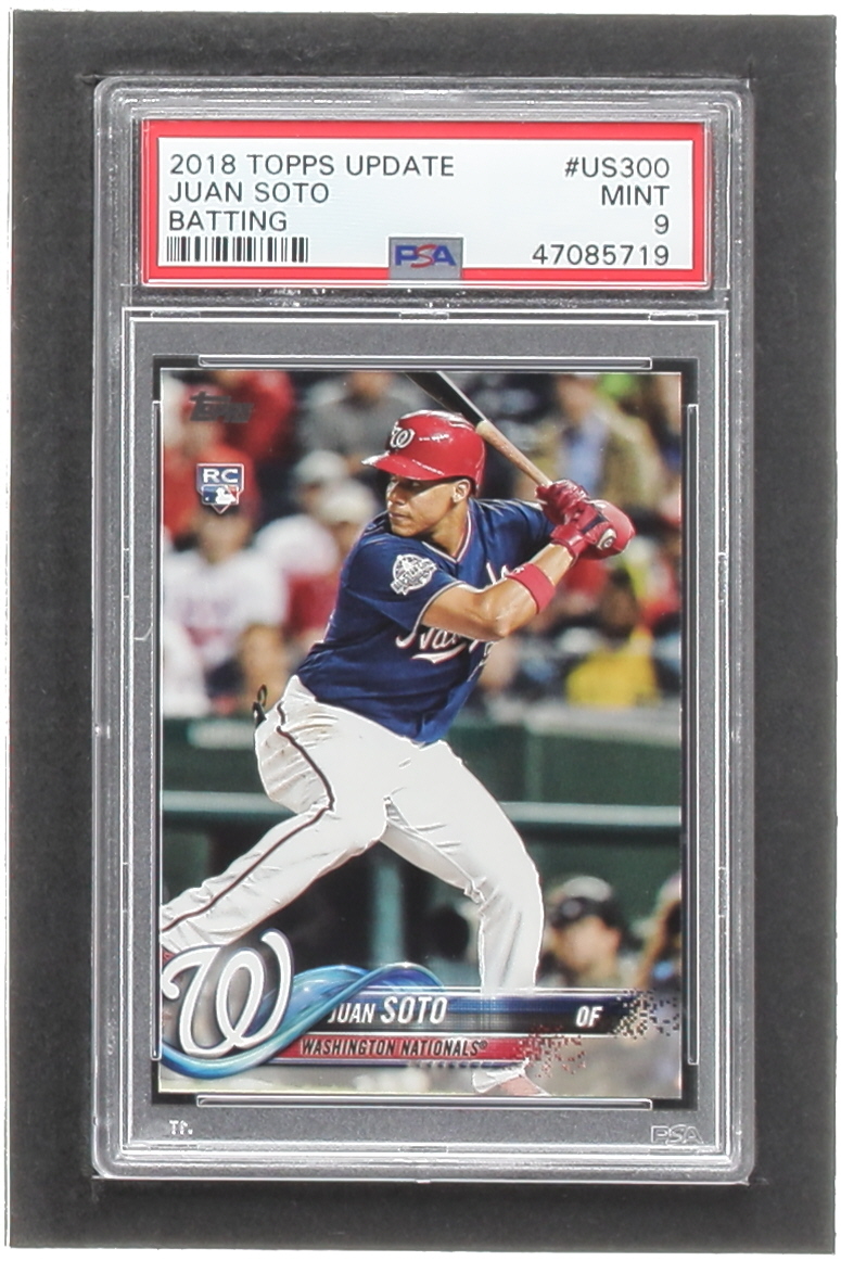 Juan Soto 2018 Topps Update #US300 RC (PSA 9) at PristineAuction.com Juan Soto 2018 Topps Update #US300 RC (PSA 9) at PristineAuction.com