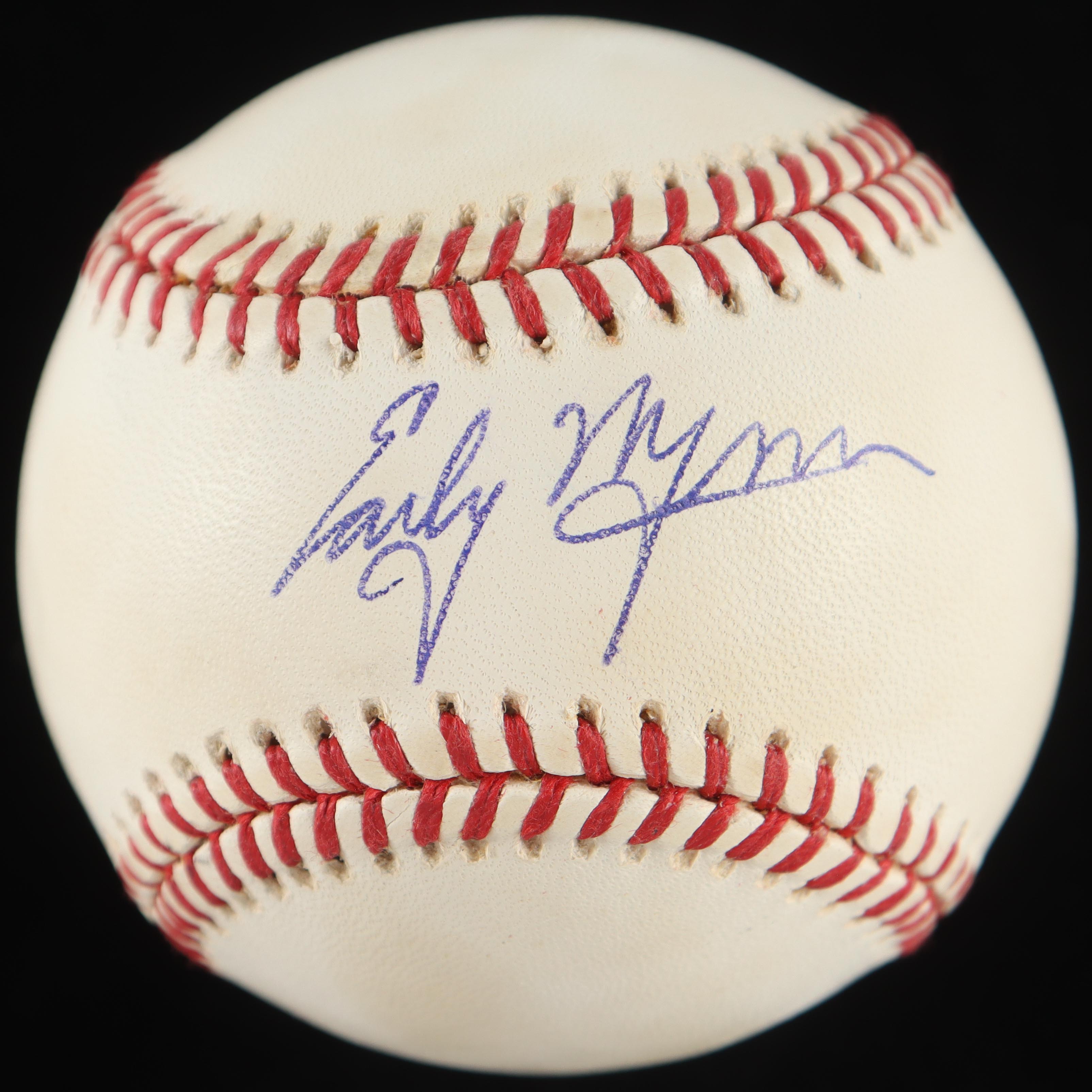 Early Wynn Signed OAL Baseball with Wood Display Case (PSA) at PristineAuction.com Early Wynn Signed OAL Baseball with Wood Display Case (PSA) at PristineAuction.com