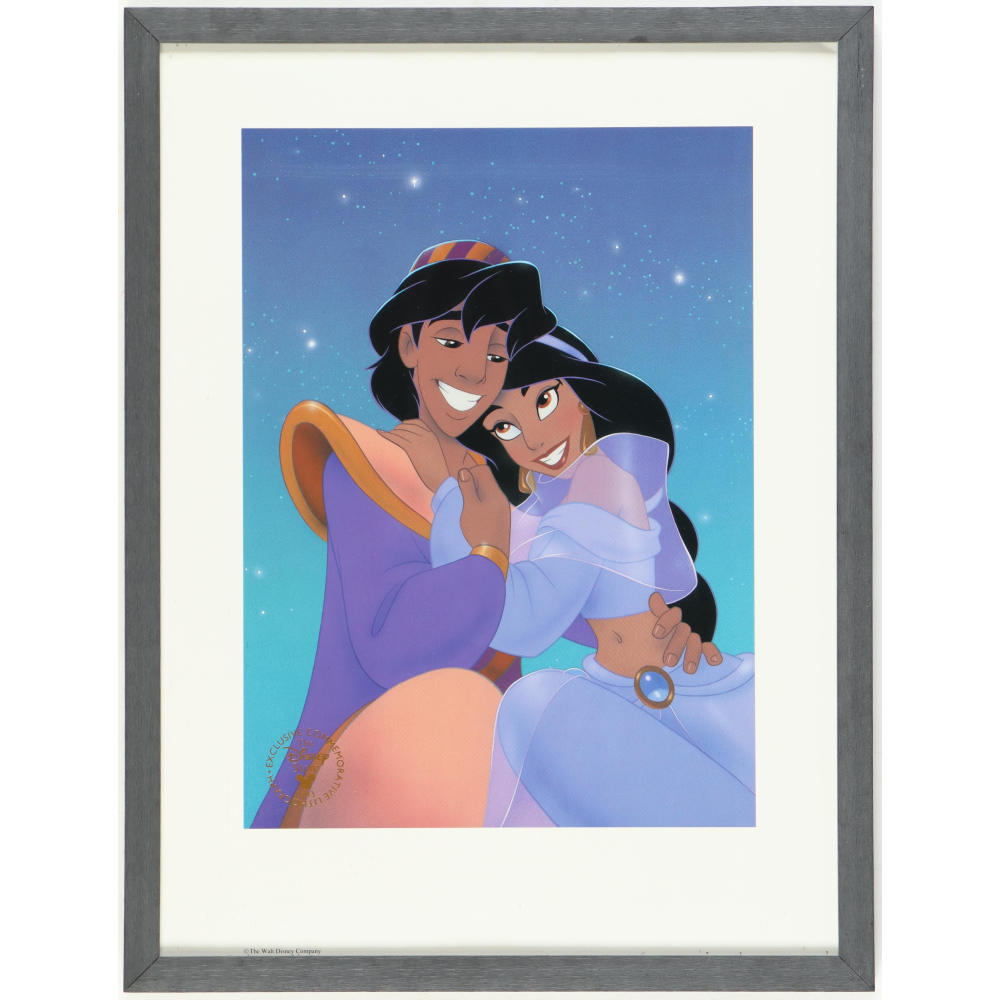 1993 Disney’s "Aladdin" Exclusive Commemorative 13x17 Custom Matted