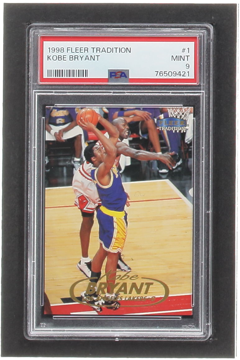 Kobe Bryant 1998-99 Fleer #1 (PSA 9) at PristineAuction.com Kobe Bryant 1998-99 Fleer #1 (PSA 9) at PristineAuction.com