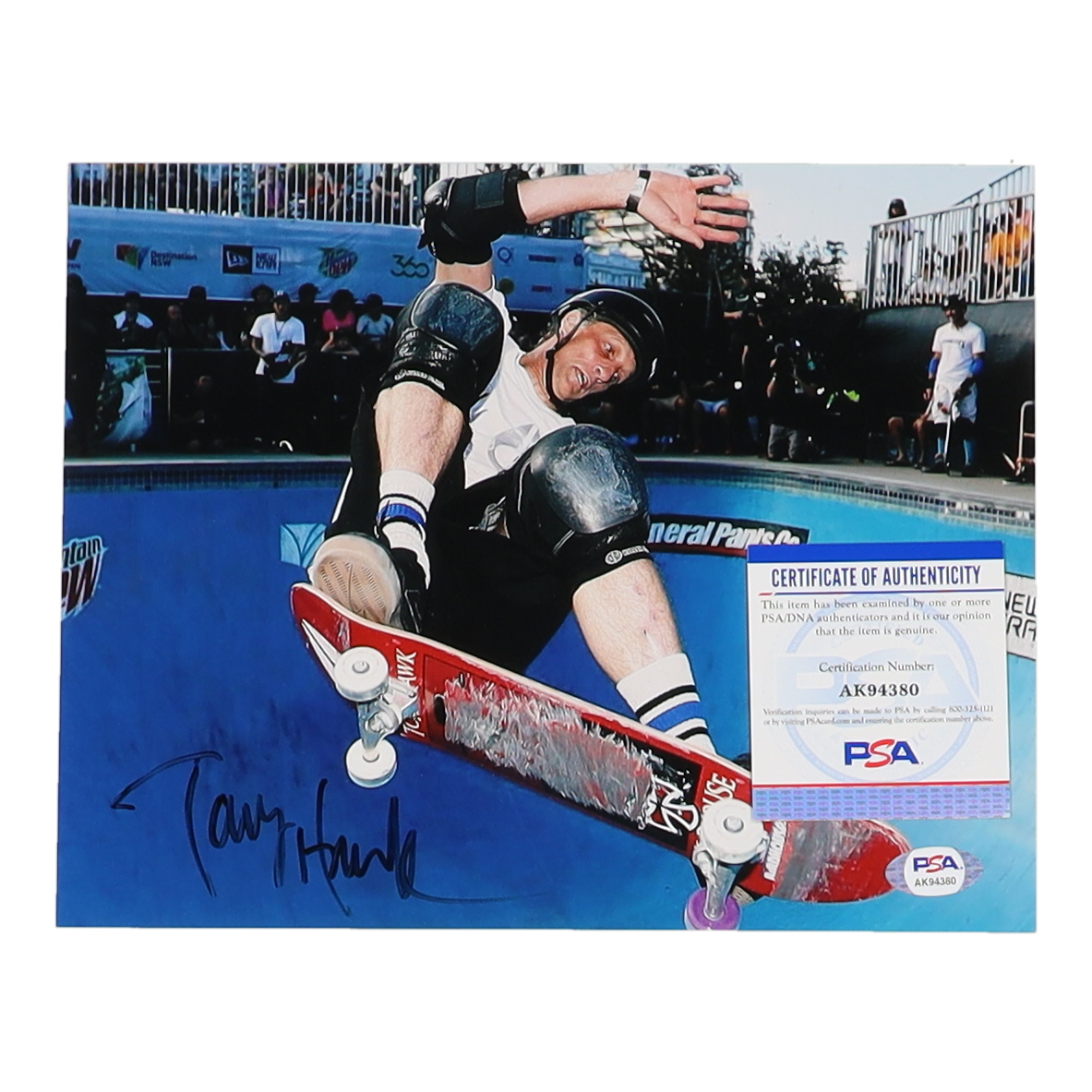 Tony Hawk Signed 8x10 Photo (PSA) at PristineAuction.com Tony Hawk Signed 8x10 Photo (PSA) at PristineAuction.com