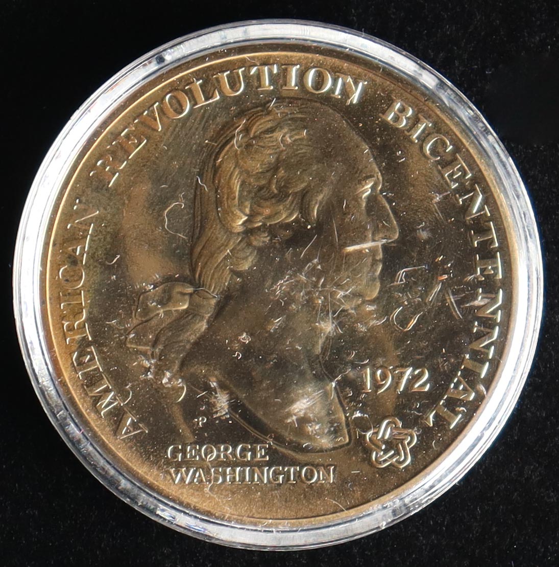 1972-P Sons of Liberty Revolution Bicentennial Bronze Medal at PristineAuction.com 1972-P Sons of Liberty Revolution Bicentennial Bronze Medal at PristineAuction.com