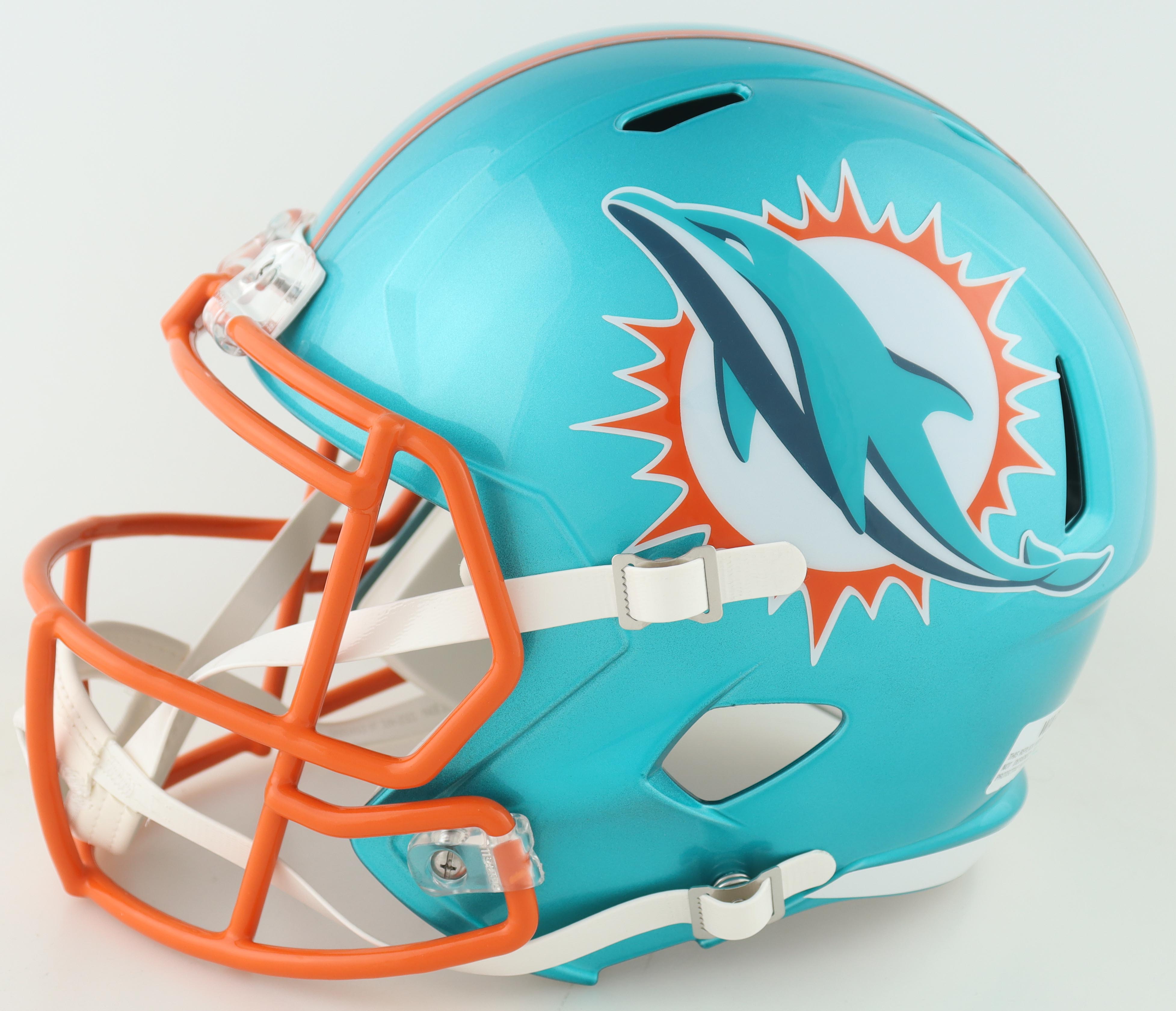 Ricky Williams Signed Dolphins Full-Size Flash Alternate Speed Helmet Inscribed "I Was Gonna Run The Ball, But Then I Got High" (Beckett) at PristineAuction.com Ricky Williams Signed Dolphins Full-Size Flash Alternate Speed Helmet Inscribed "I Was Gonna Run The Ball, But Then I Got High" (Beckett) at PristineAuction.com