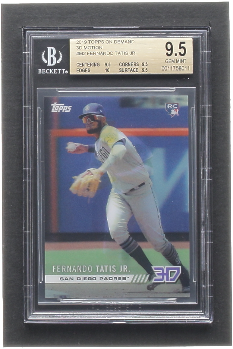 Fernando Tatis Jr. 2019 Topps On Demand 3D Motion #M2 RC (BGS 9.5) at PristineAuction.com Fernando Tatis Jr. 2019 Topps On Demand 3D Motion #M2 RC (BGS 9.5) at PristineAuction.com