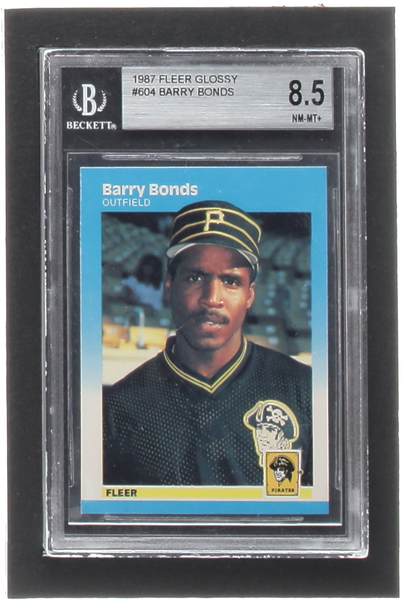 Barry Bonds 1987 Fleer Glossy #604 RC (BGS 8.5) at PristineAuction.com Barry Bonds 1987 Fleer Glossy #604 RC (BGS 8.5) at PristineAuction.com