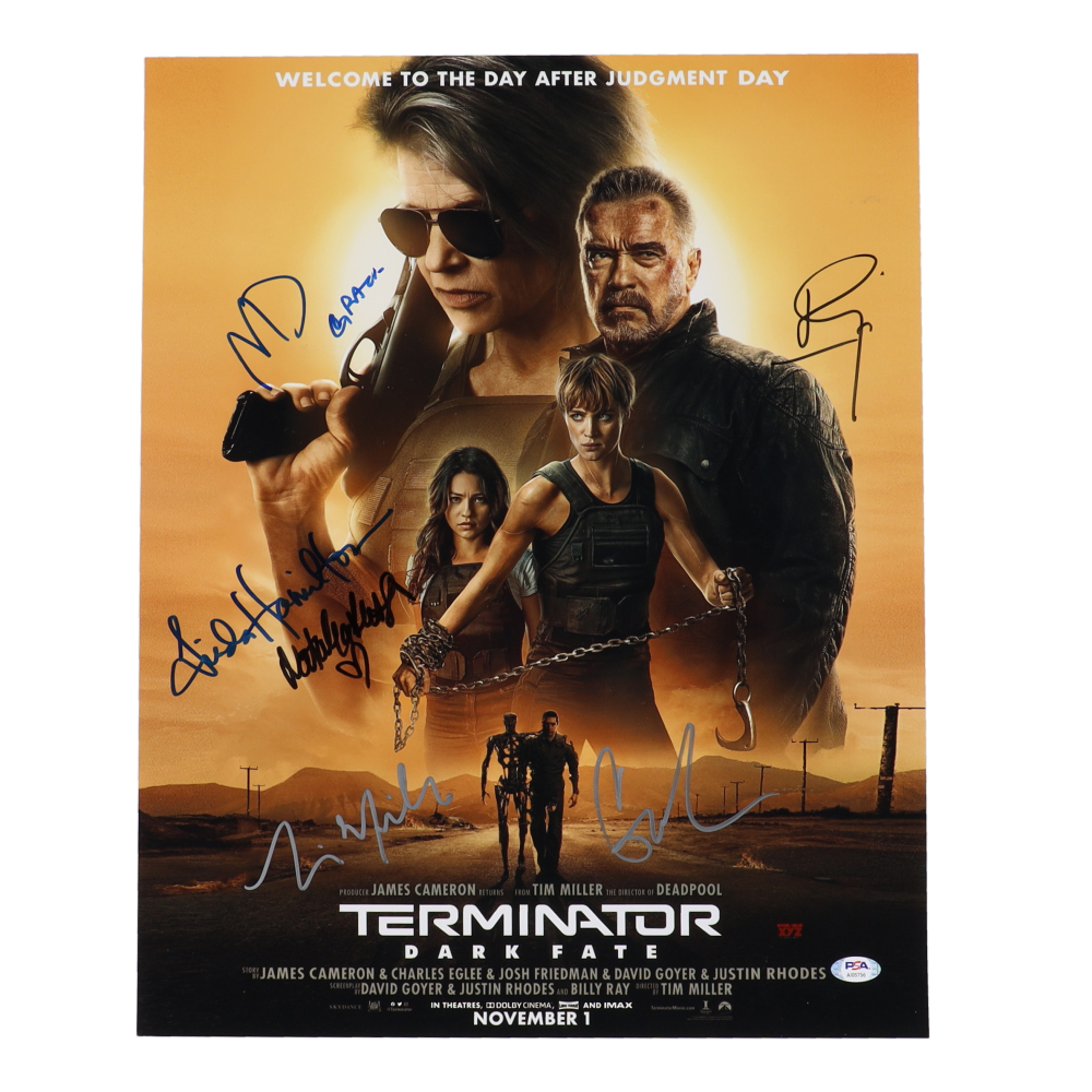 &ldquo;Terminator: Dark Fate&rdquo; 16x20 Photo Cast-Signed By (6) With Gabriel
