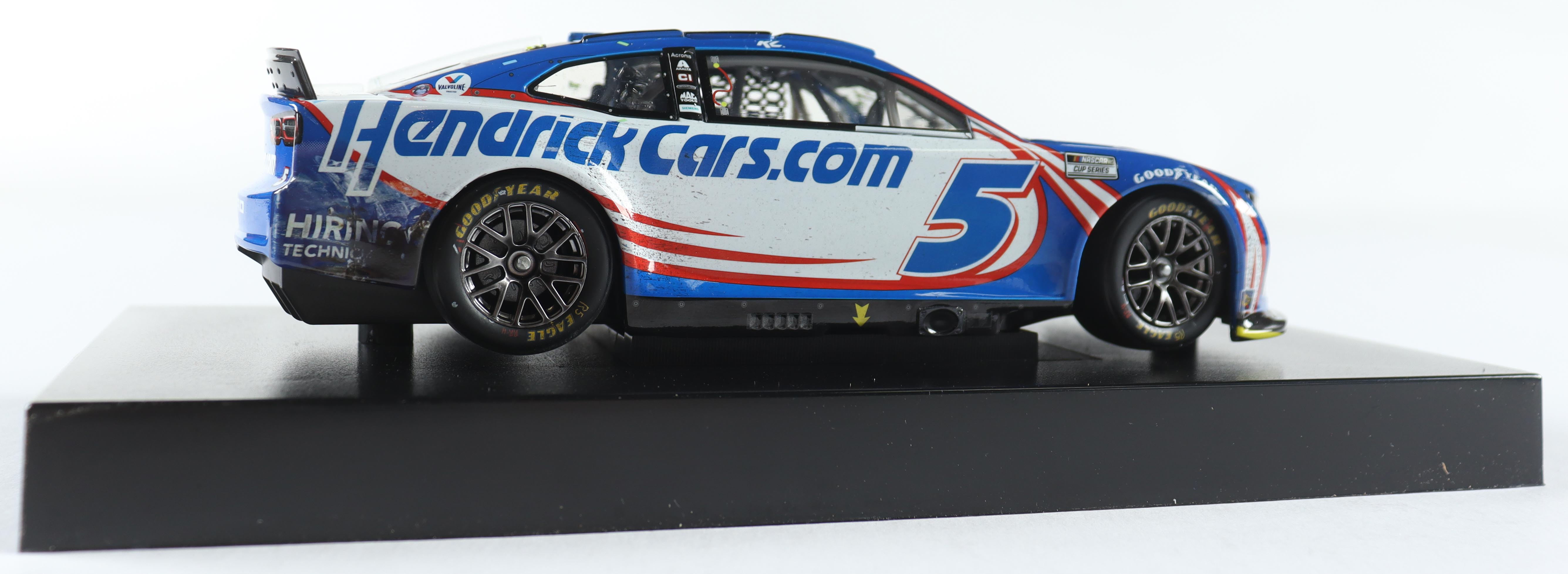Kyle Larson Signed LE NASCAR #5 Hendrickcars.com Auto Club Win 2022 Camaro ZL1 - 1:24 Premium Diecast Car (PA) at PristineAuction.com Kyle Larson Signed LE NASCAR #5 Hendrickcars.com Auto Club Win 2022 Camaro ZL1 - 1:24 Premium Diecast Car (PA) at PristineAuction.com