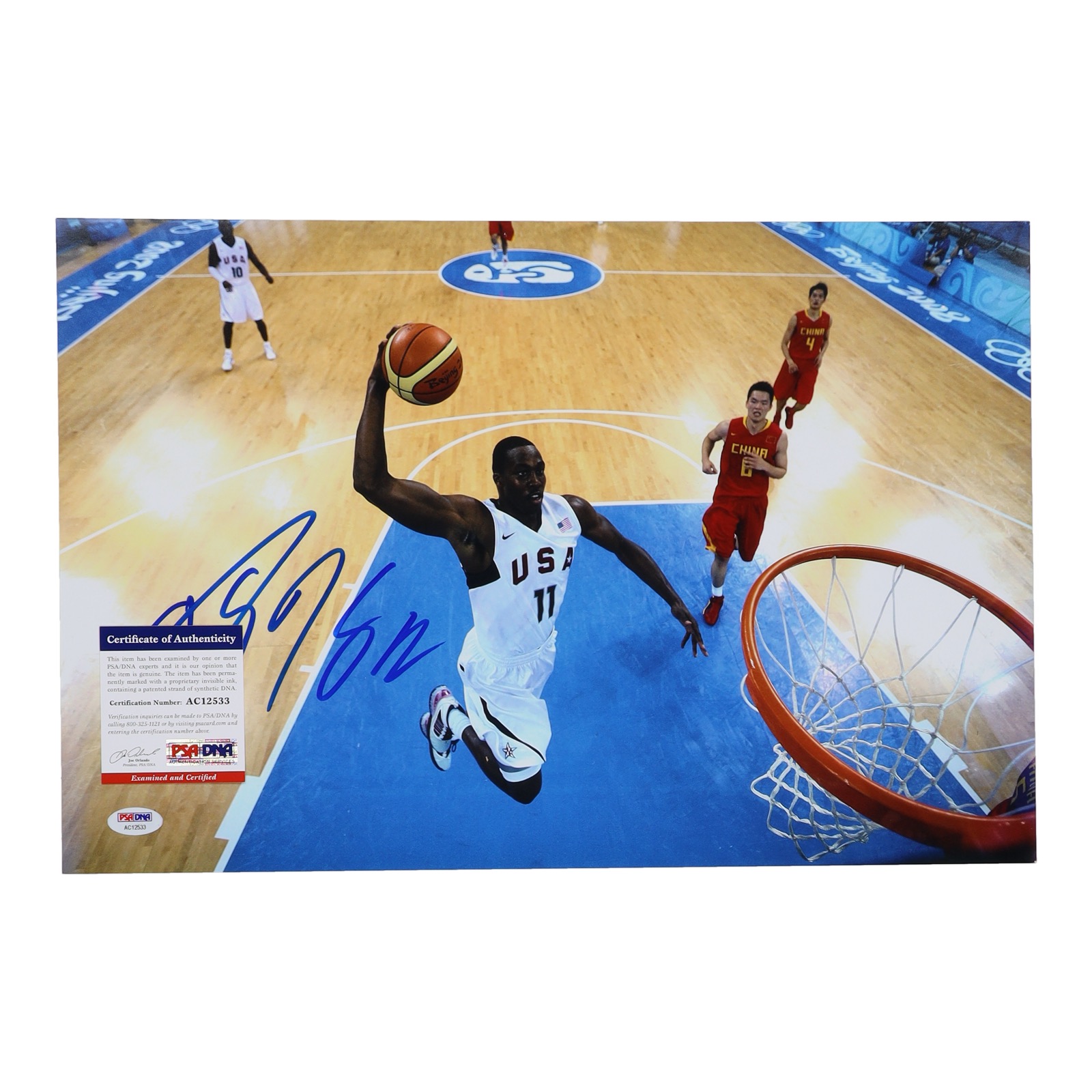 Dwight Howard Signed Team USA 12x18 Photo (PSA) at PristineAuction.com Dwight Howard Signed Team USA 12x18 Photo (PSA) at PristineAuction.com
