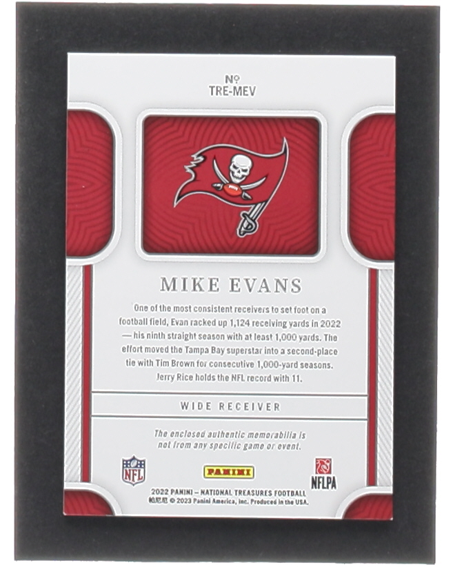 Mike Evans 2022 Panini National Treasures Tremendous Treasures #42 #06/49 at PristineAuction.com Mike Evans 2022 Panini National Treasures Tremendous Treasures #42 #06/49 at PristineAuction.com