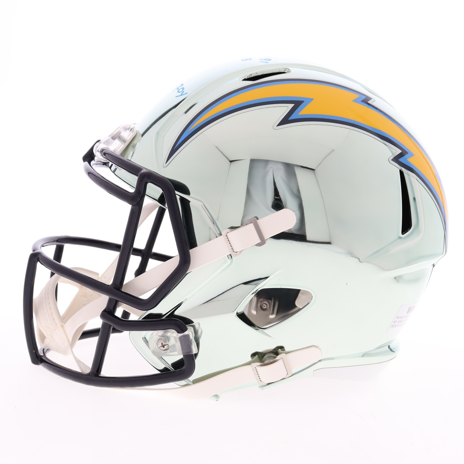 Justin Herbert Signed Chargers Full-Size Chrome Speed Helmet Inscribed "Most TD's BY A Rookie QB" & "2020 NFL ROY" (Beckett) at PristineAuction.com Justin Herbert Signed Chargers Full-Size Chrome Speed Helmet Inscribed "Most TD's BY A Rookie QB" & "2020 NFL ROY" (Beckett) at PristineAuction.com