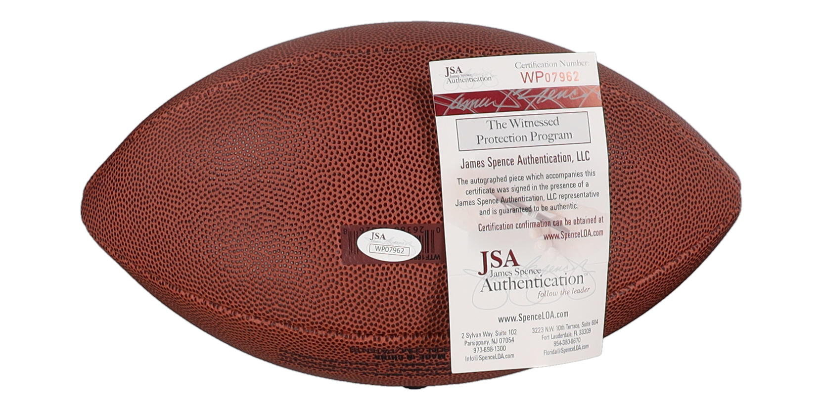 Rayfield Wright Signed NFL Football Inscribed "HOF 06" (JSA) at PristineAuction.com Rayfield Wright Signed NFL Football Inscribed "HOF 06" (JSA) at PristineAuction.com