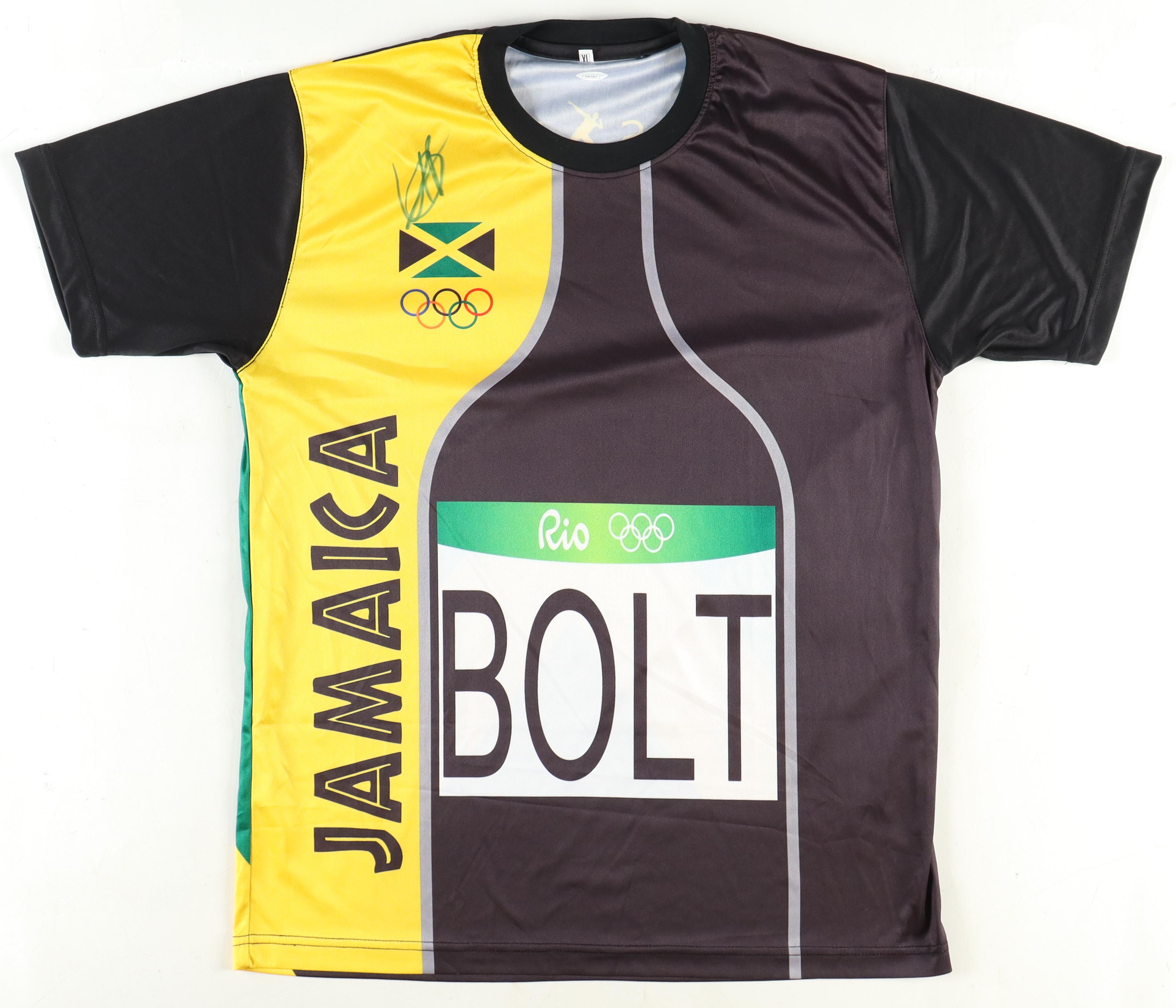 Usain Bolt Signed Jersey (JSA) at PristineAuction.com Usain Bolt Signed Jersey (JSA) at PristineAuction.com