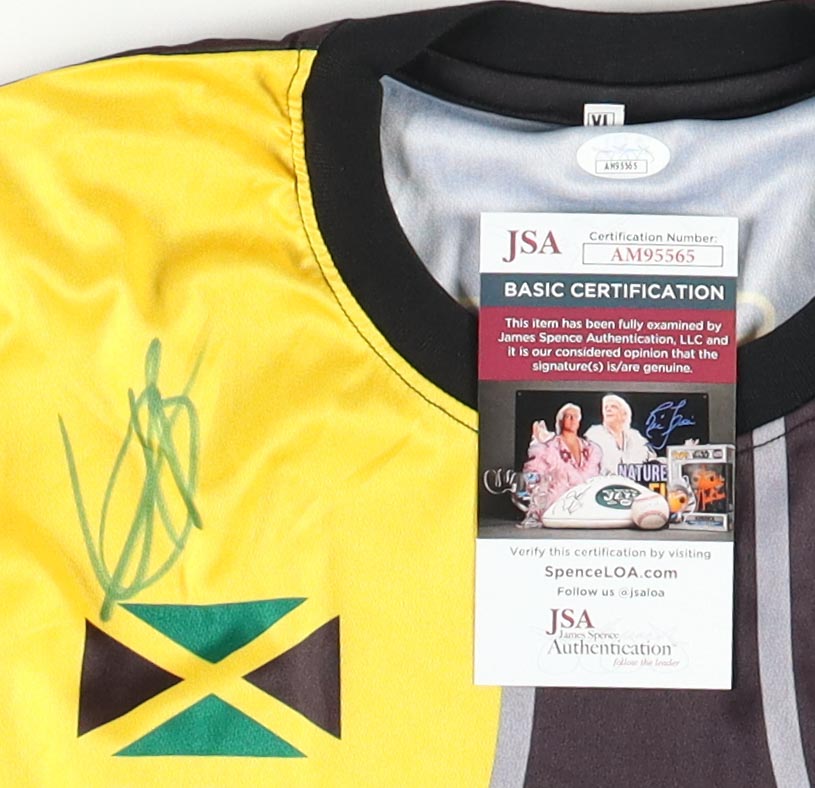 Usain Bolt Signed Jersey (JSA) at PristineAuction.com Usain Bolt Signed Jersey (JSA) at PristineAuction.com