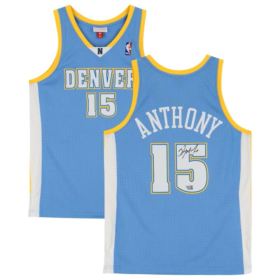 Carmelo Anthony Signed Nuggets Mitchell & Ness Authentic Jersey (Fanatics) at PristineAuction.com Carmelo Anthony Signed Nuggets Mitchell & Ness Authentic Jersey (Fanatics) at PristineAuction.com