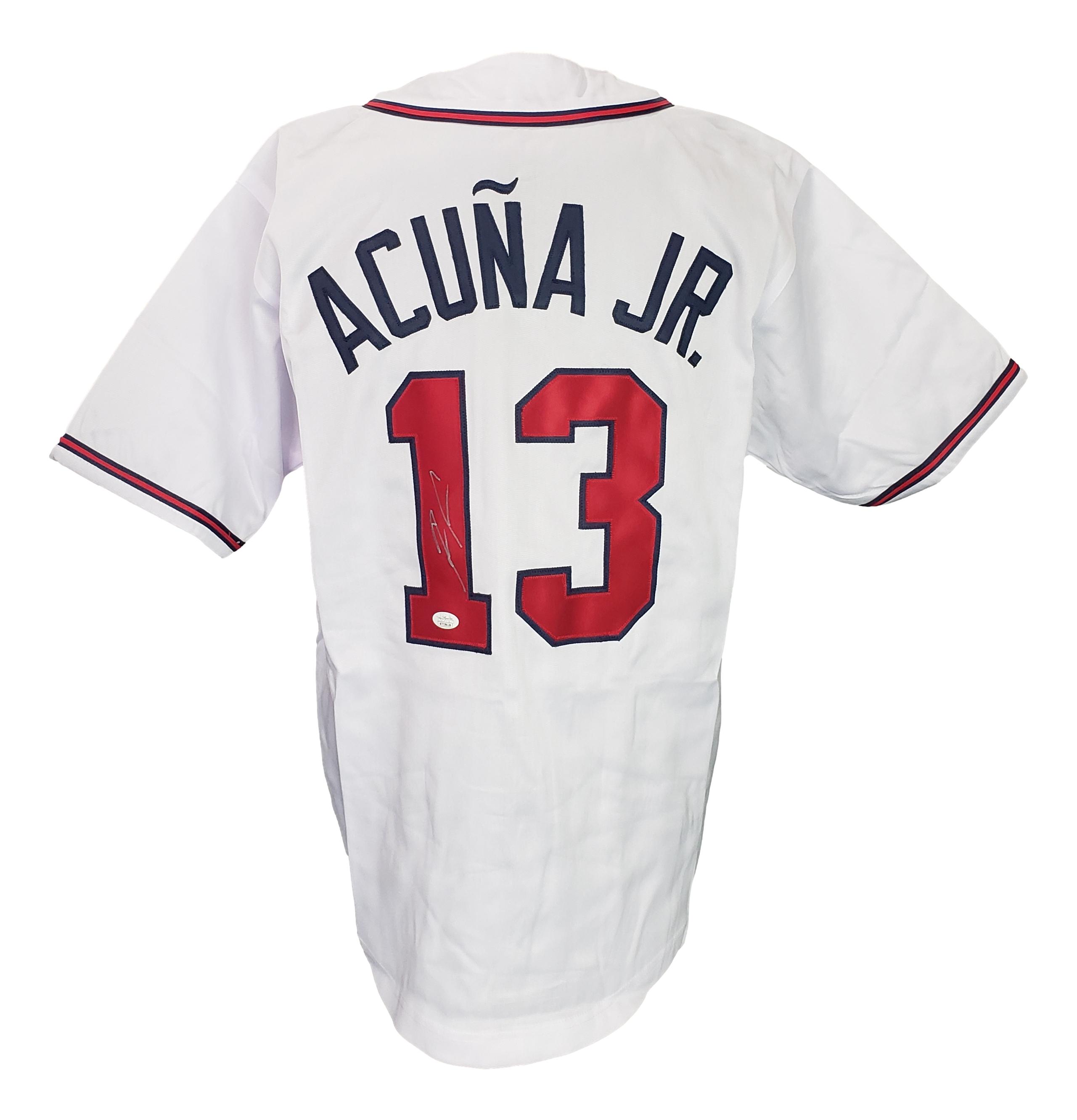 Ronald Acuna Jr. Signed Jersey (JSA) at PristineAuction.com Ronald Acuna Jr. Signed Jersey (JSA) at PristineAuction.com