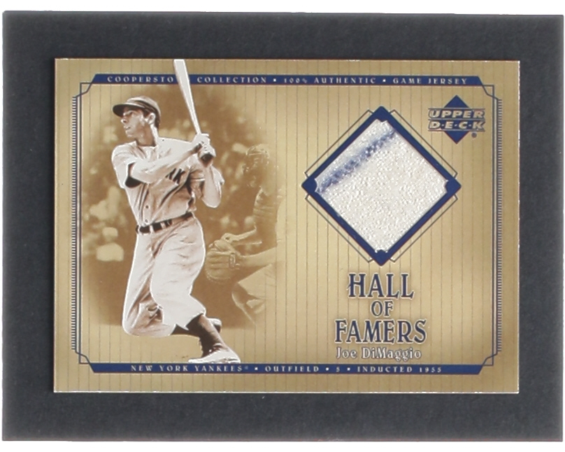 Joe DiMaggio 2001 Upper Deck Hall of Famers Game Jersey #JJD