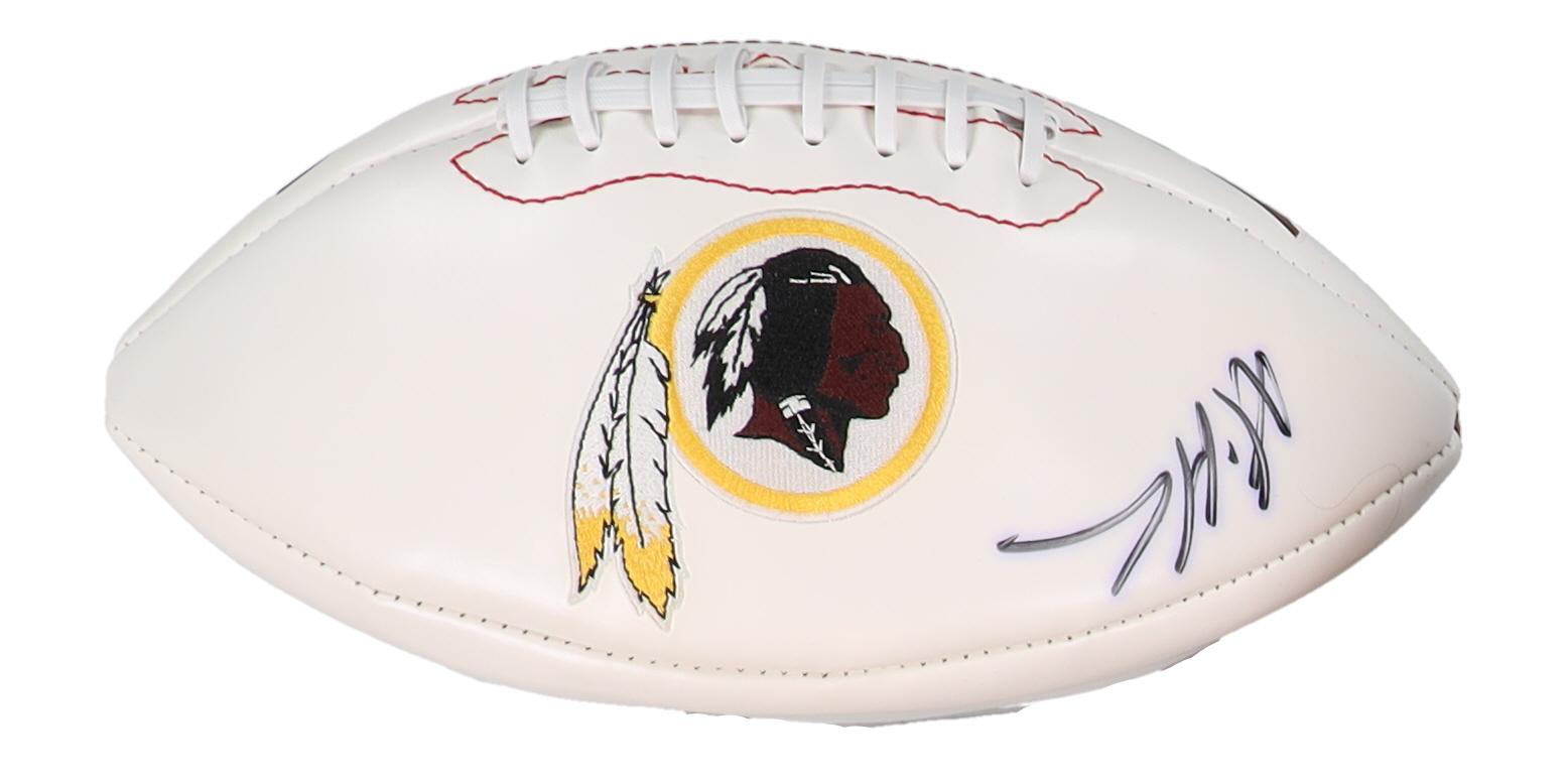 Brian Mitchell Signed Redskins Logo Football (JSA) at PristineAuction.com Brian Mitchell Signed Redskins Logo Football (JSA) at PristineAuction.com