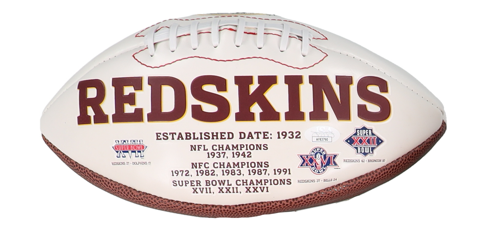 Brian Mitchell Signed Redskins Logo Football (JSA) at PristineAuction.com Brian Mitchell Signed Redskins Logo Football (JSA) at PristineAuction.com