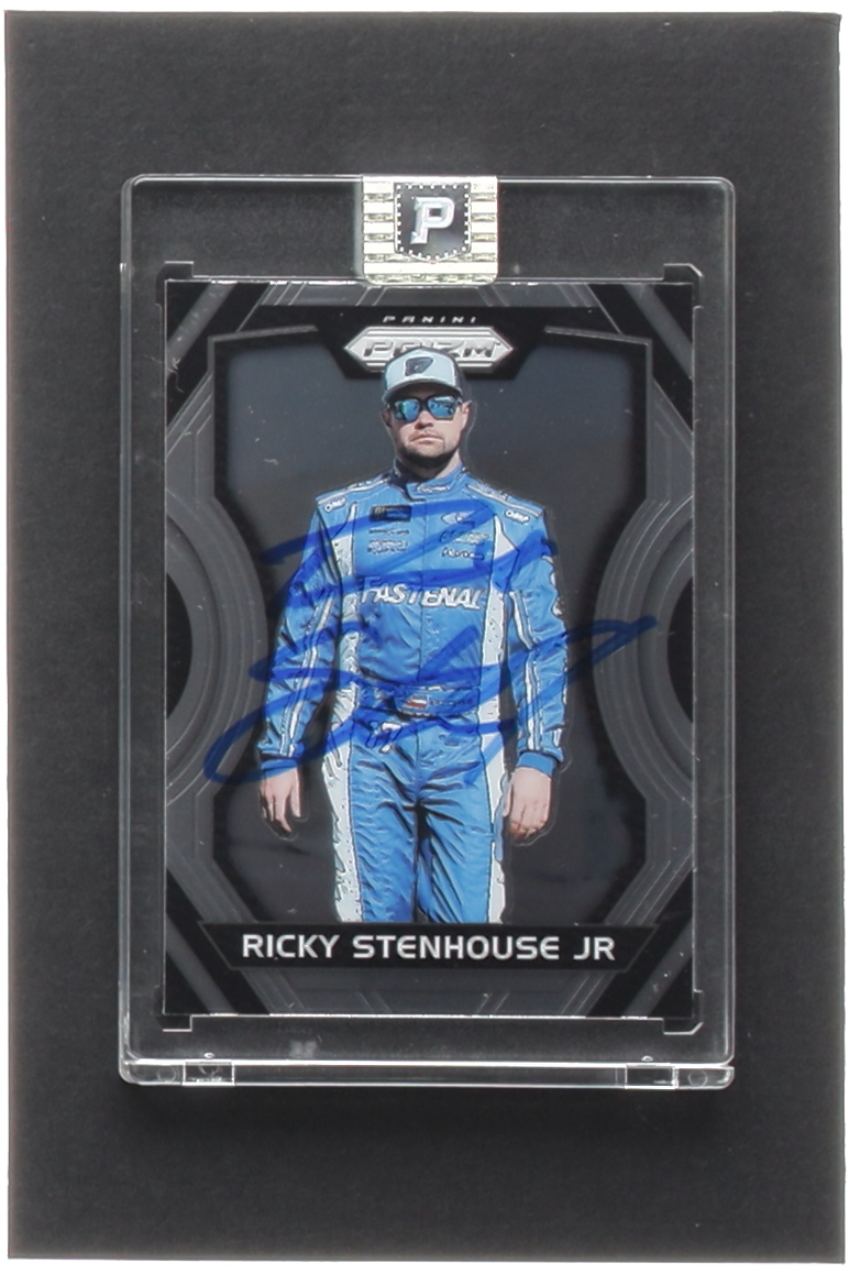 Ricky Stenhouse Jr. Signed 2018 Panini Prizm Prizms Black #13 (PA Encapsulated) at PristineAuction.com Ricky Stenhouse Jr. Signed 2018 Panini Prizm Prizms Black #13 (PA Encapsulated) at PristineAuction.com