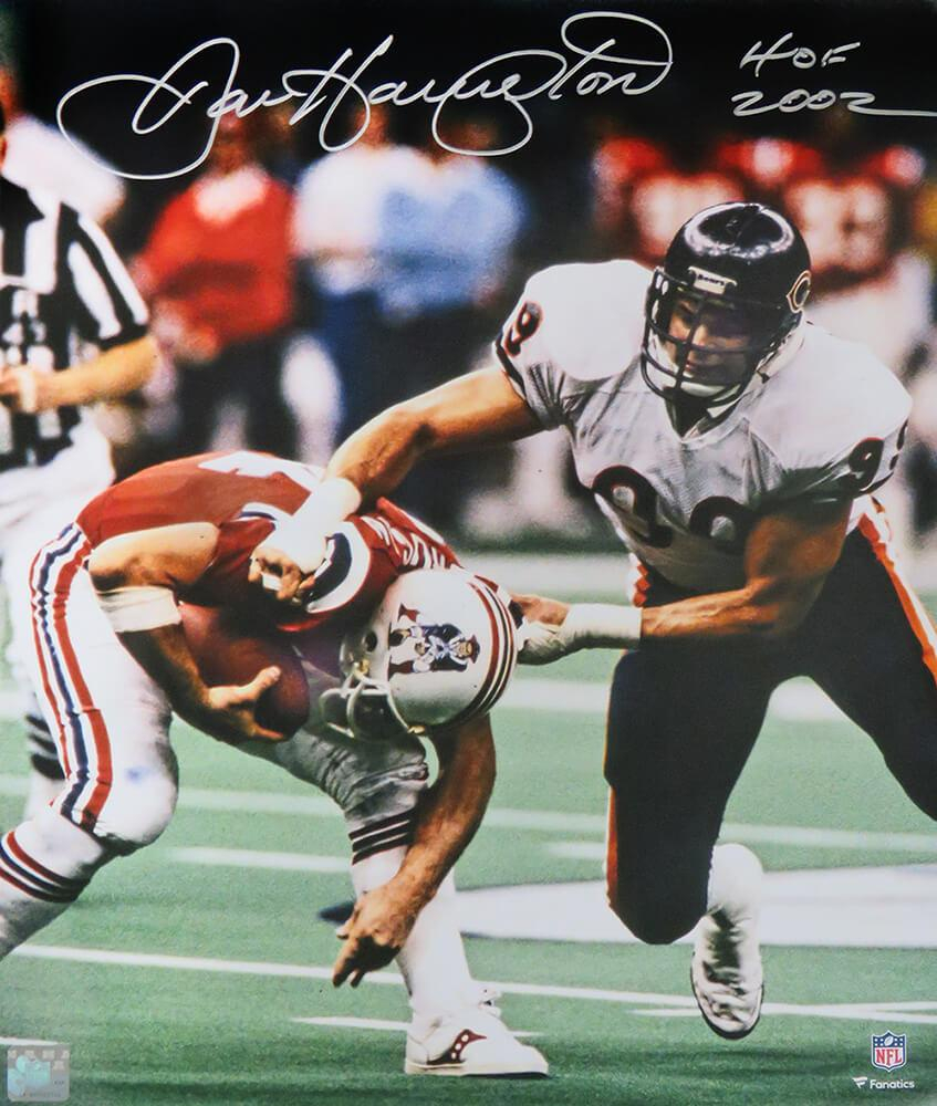 Dan Hampton Autographed Chicago Bears Alternate Jersey - HOF 2002 Inscription, JSA Certified