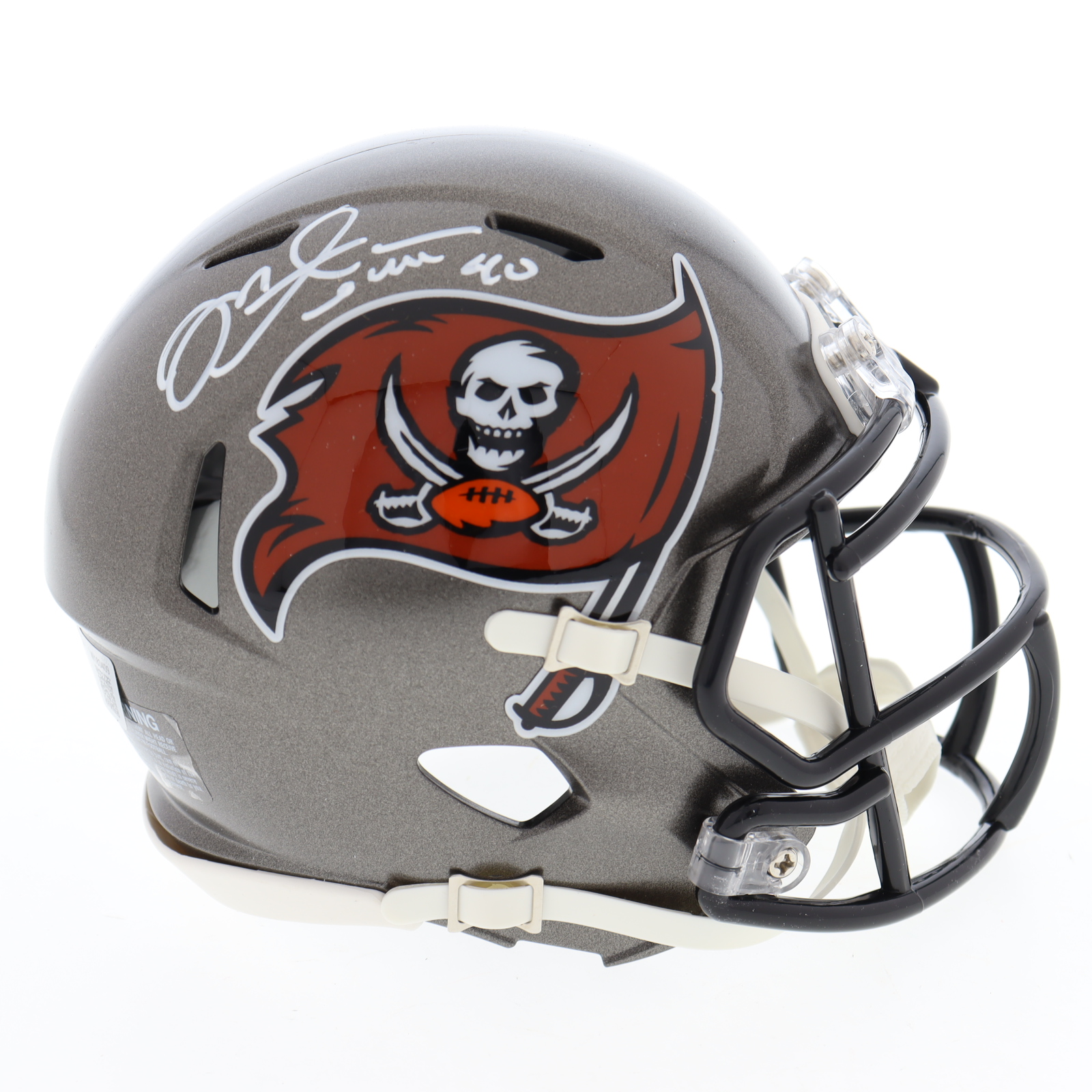 Mike Alstott Signed Buccaneers Speed Mini Helmet (Beckett) at PristineAuction.com Mike Alstott Signed Buccaneers Speed Mini Helmet (Beckett) at PristineAuction.com