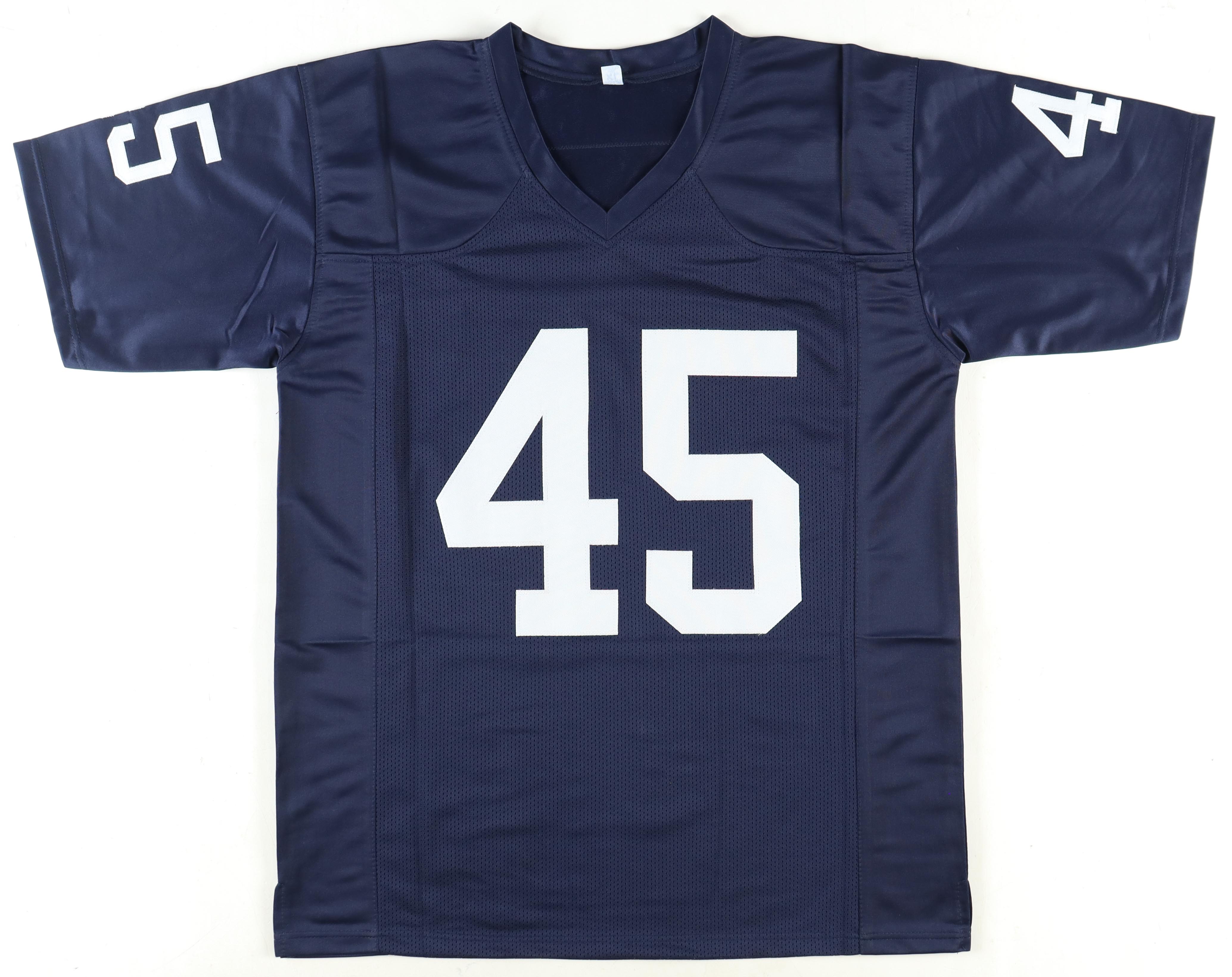 Rudy Ruettiger Signed Jersey Inscribed "Go Irish" (JSA) at PristineAuction.com Rudy Ruettiger Signed Jersey Inscribed "Go Irish" (JSA) at PristineAuction.com