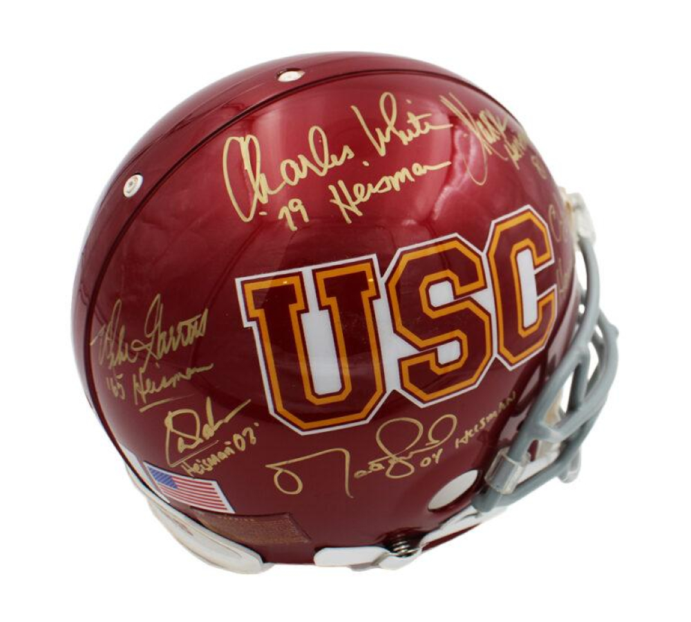thumbnail image 2 of USC Trojans Riddell Speed Full Size Authentic Football Helmet 2 of 5