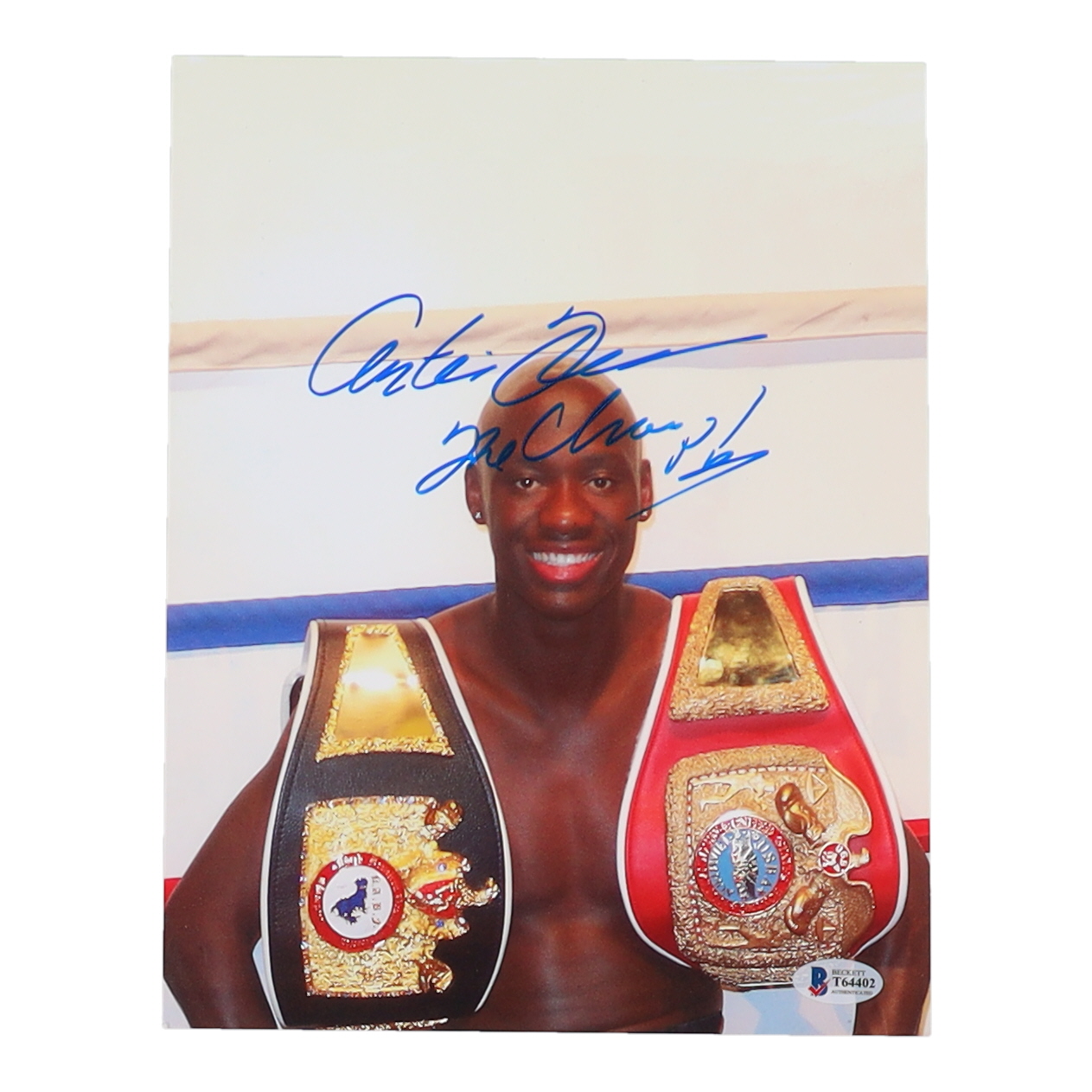 Antonio Tarver Signed 8x10 Photo Inscribed "The Champ!" (Beckett) at PristineAuction.com Antonio Tarver Signed 8x10 Photo Inscribed "The Champ!" (Beckett) at PristineAuction.com